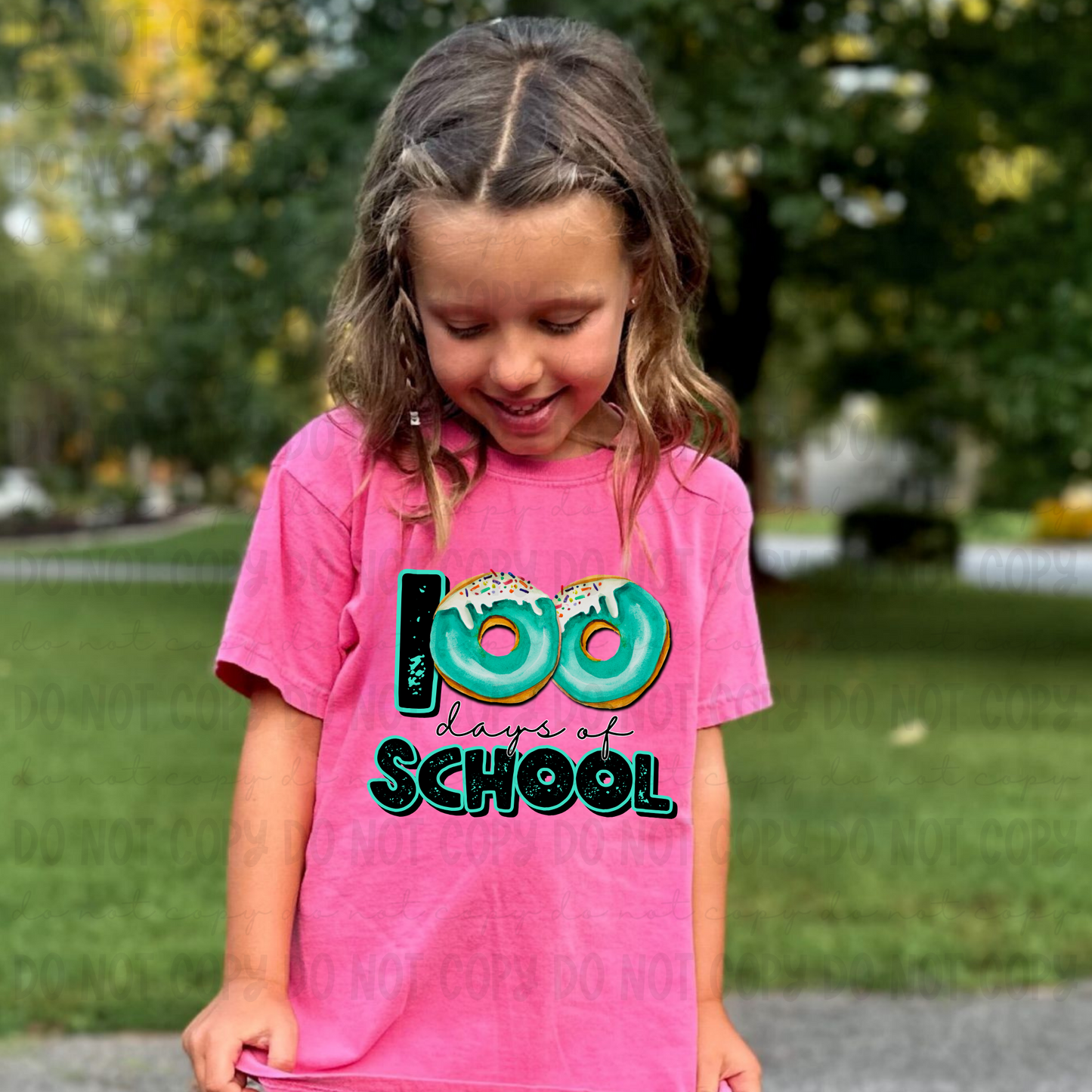 100 Days Of School Donut Set - PNG