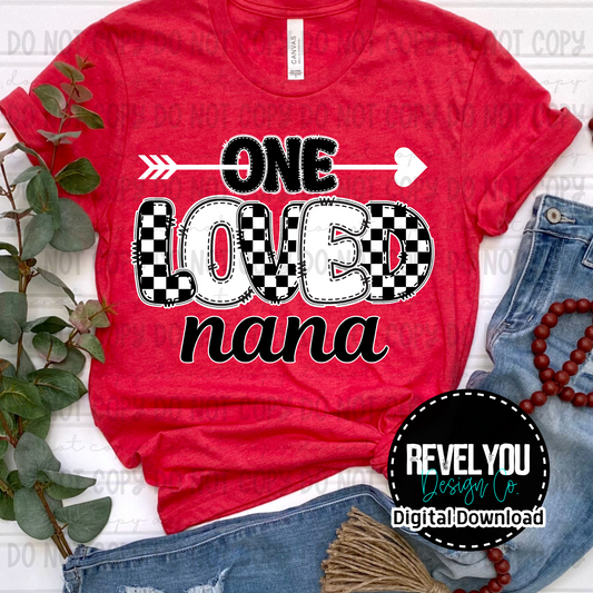 One Loved Nana - PNG