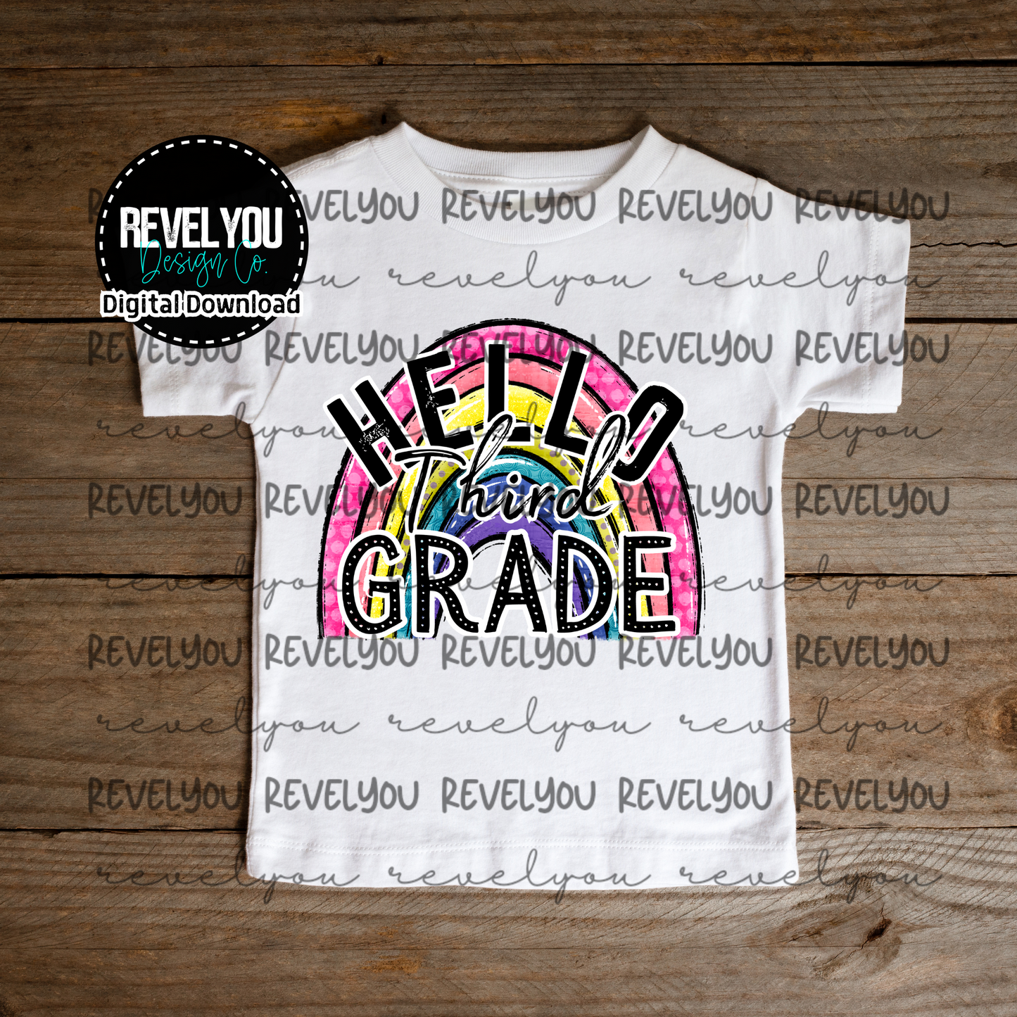 Hello Third Grade - PNG