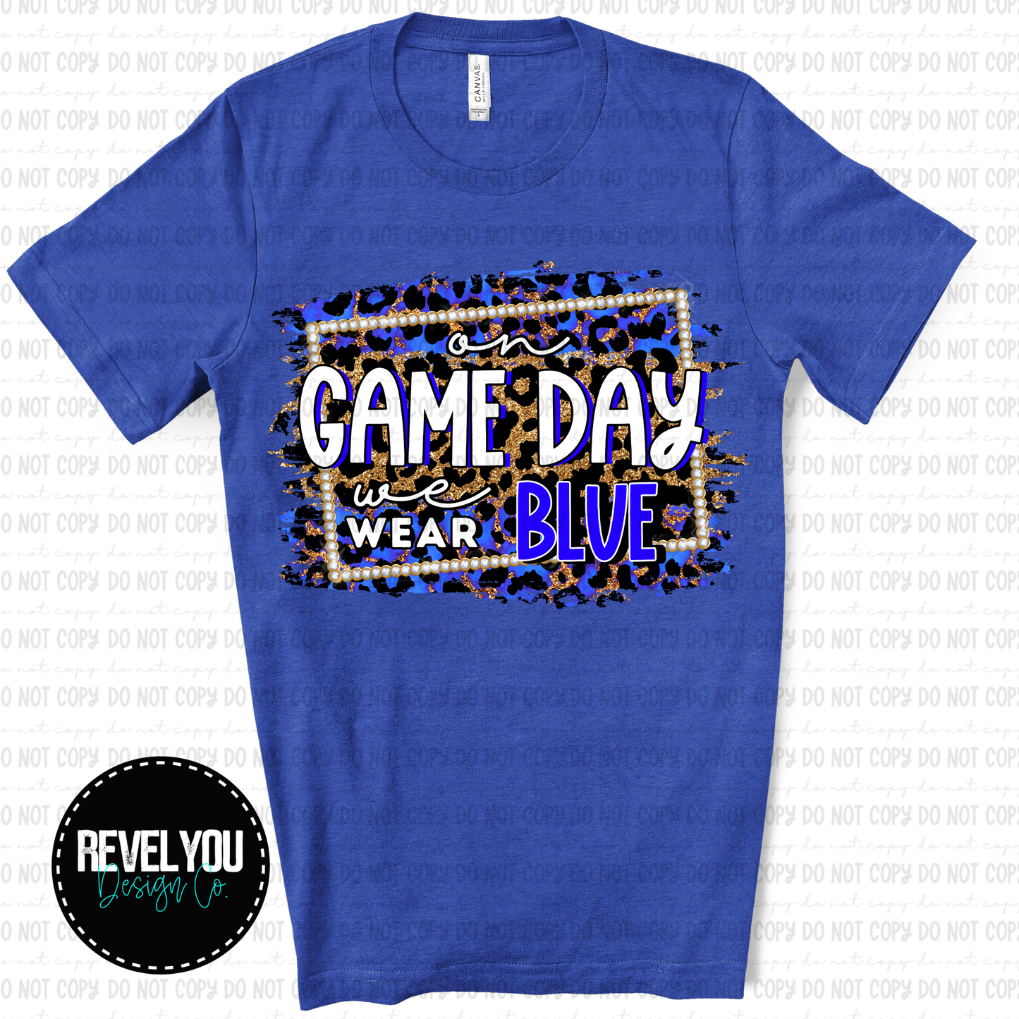 GAME DAY BLUE - PNG