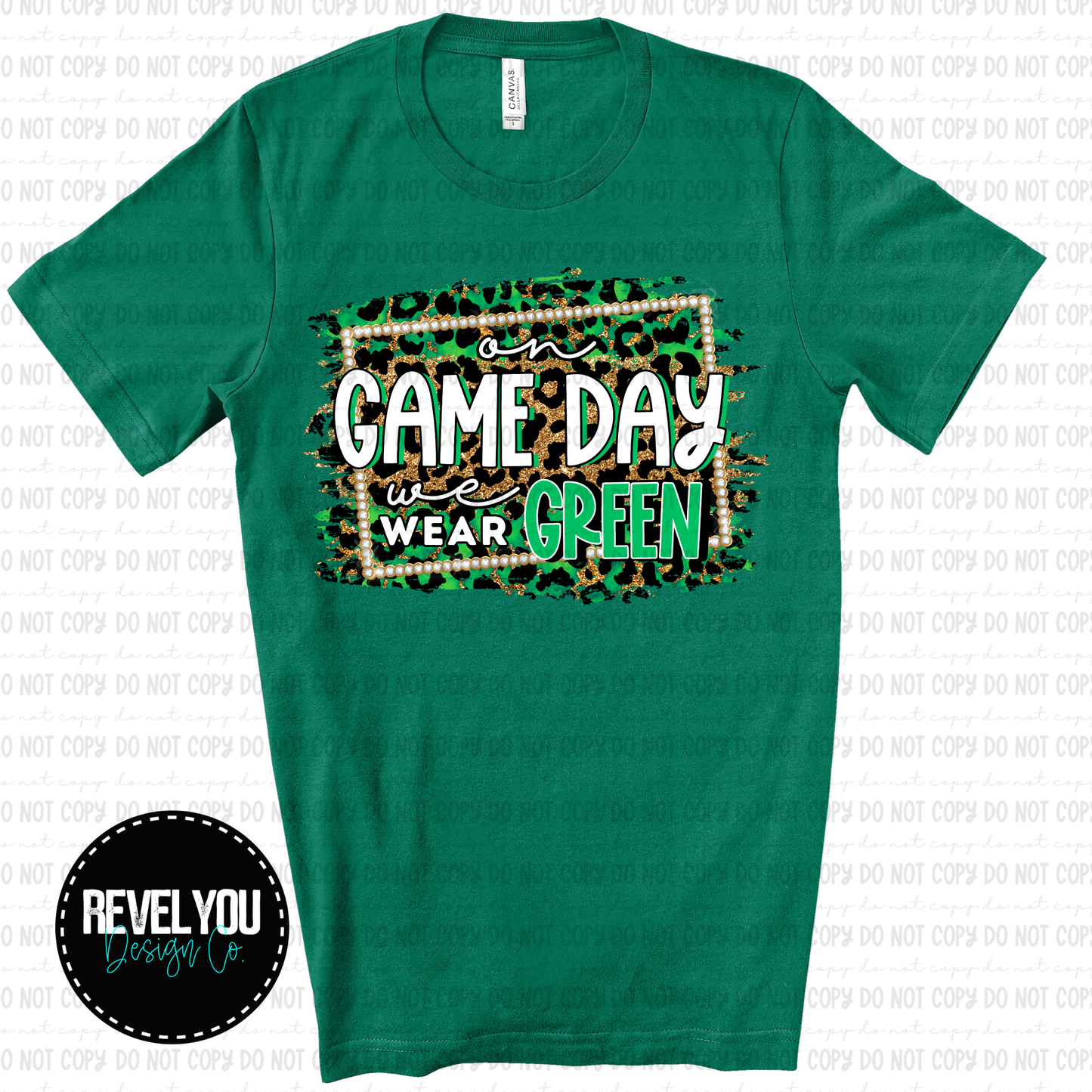 GAME DAY GREEN - PNG