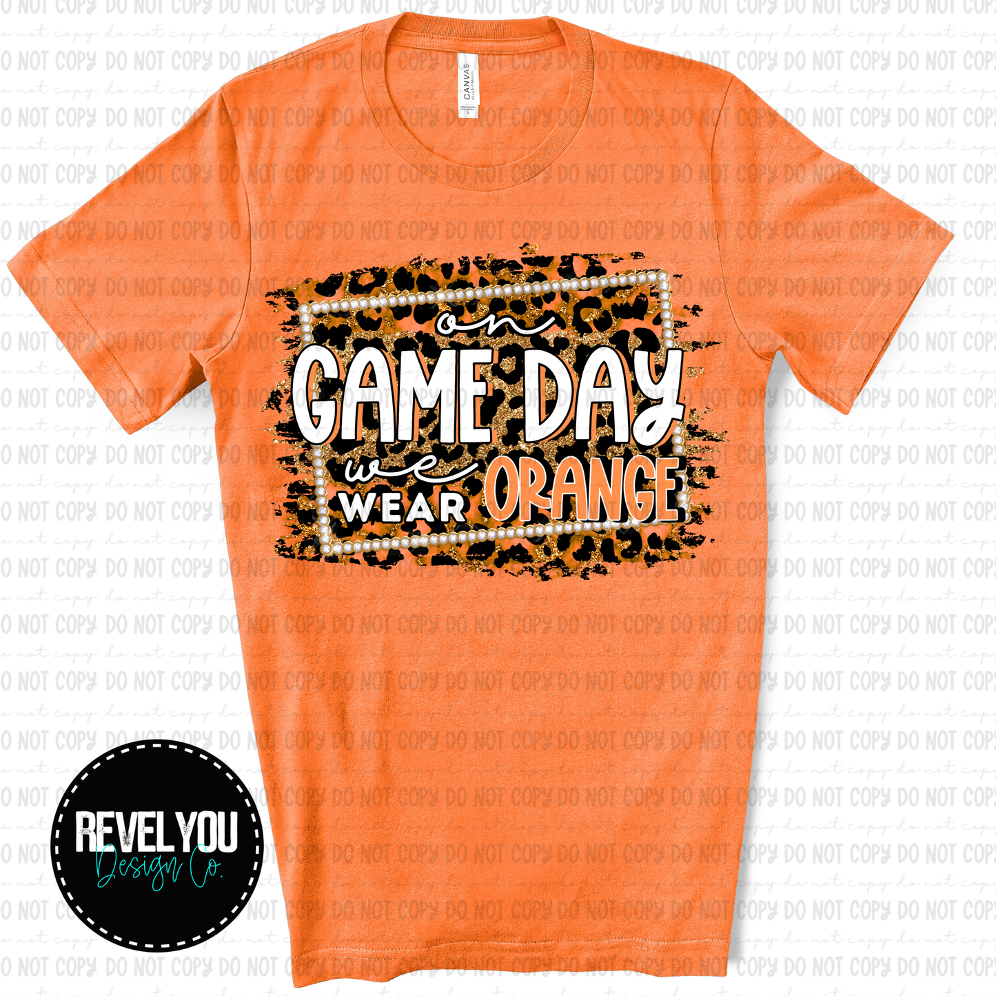 GAME DAY ORANGE - PNG