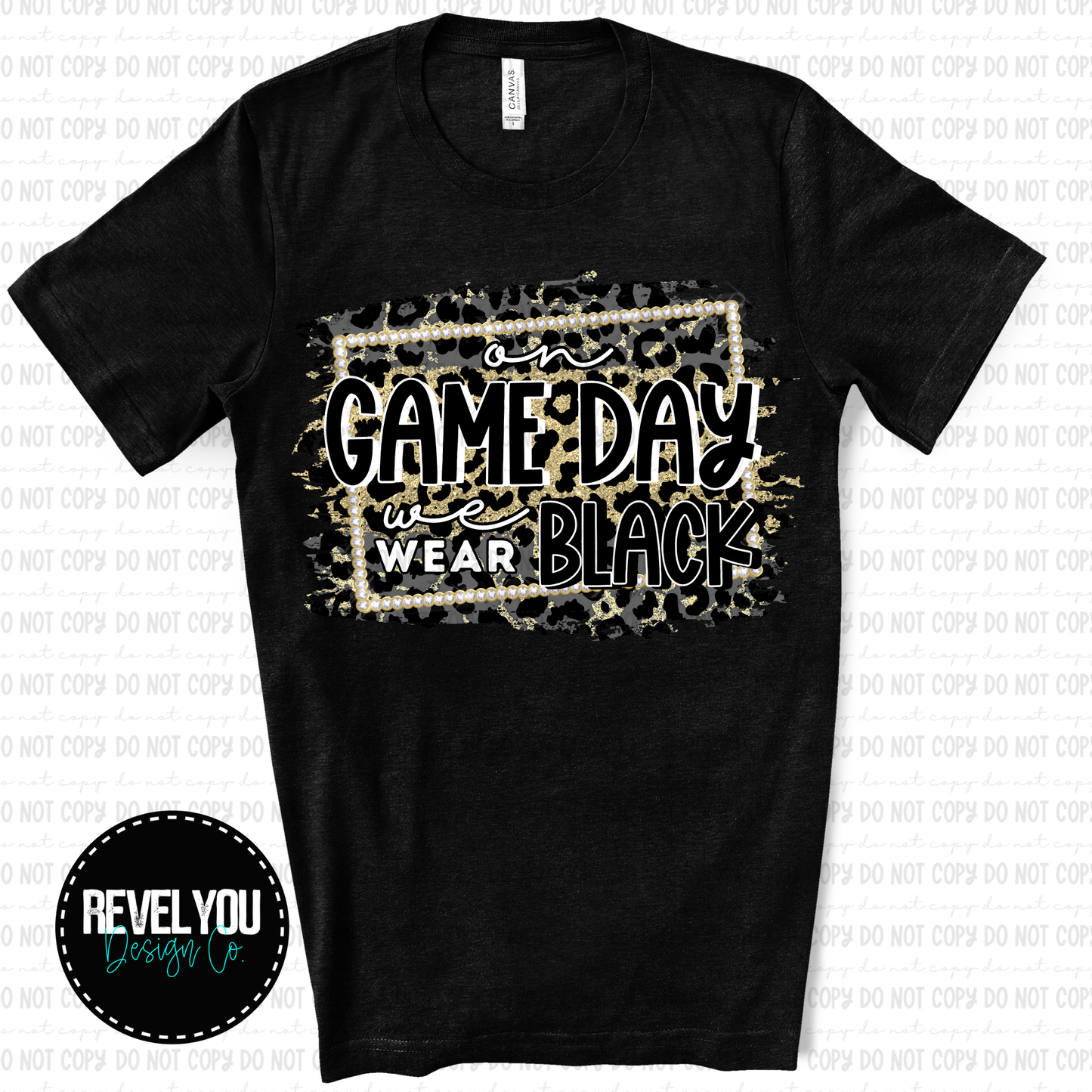 GAME DAY BLACK - PNG