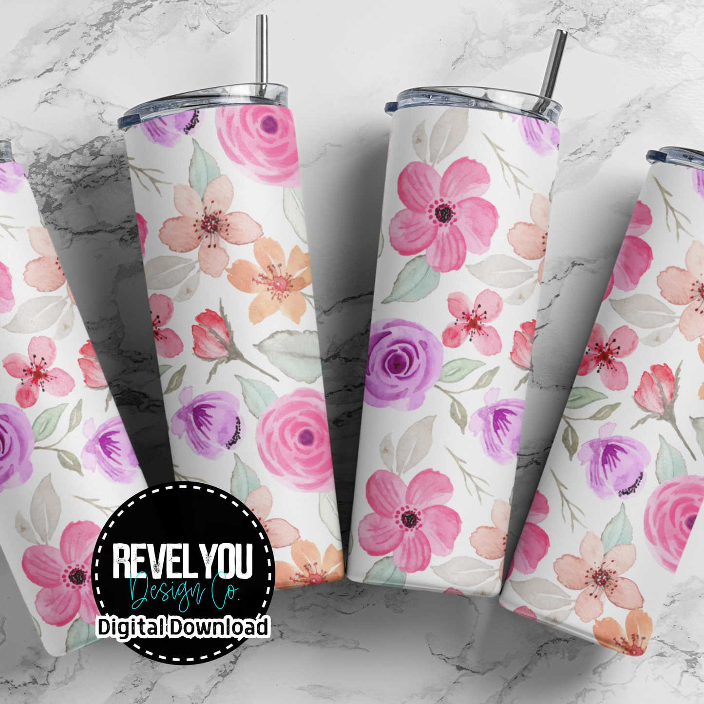 Flower - Digital Tumbler PNG