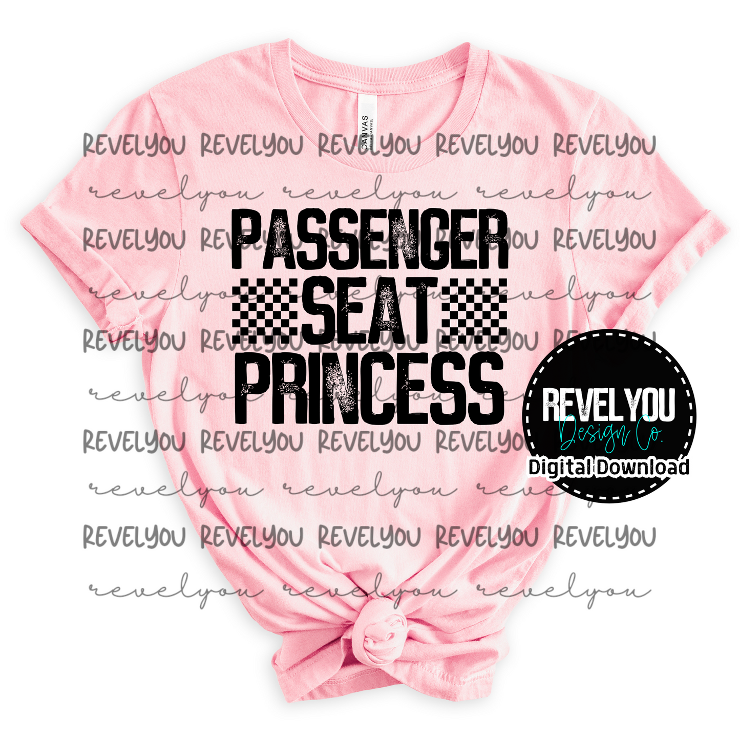 Passenger Seat Princess Black - PNG