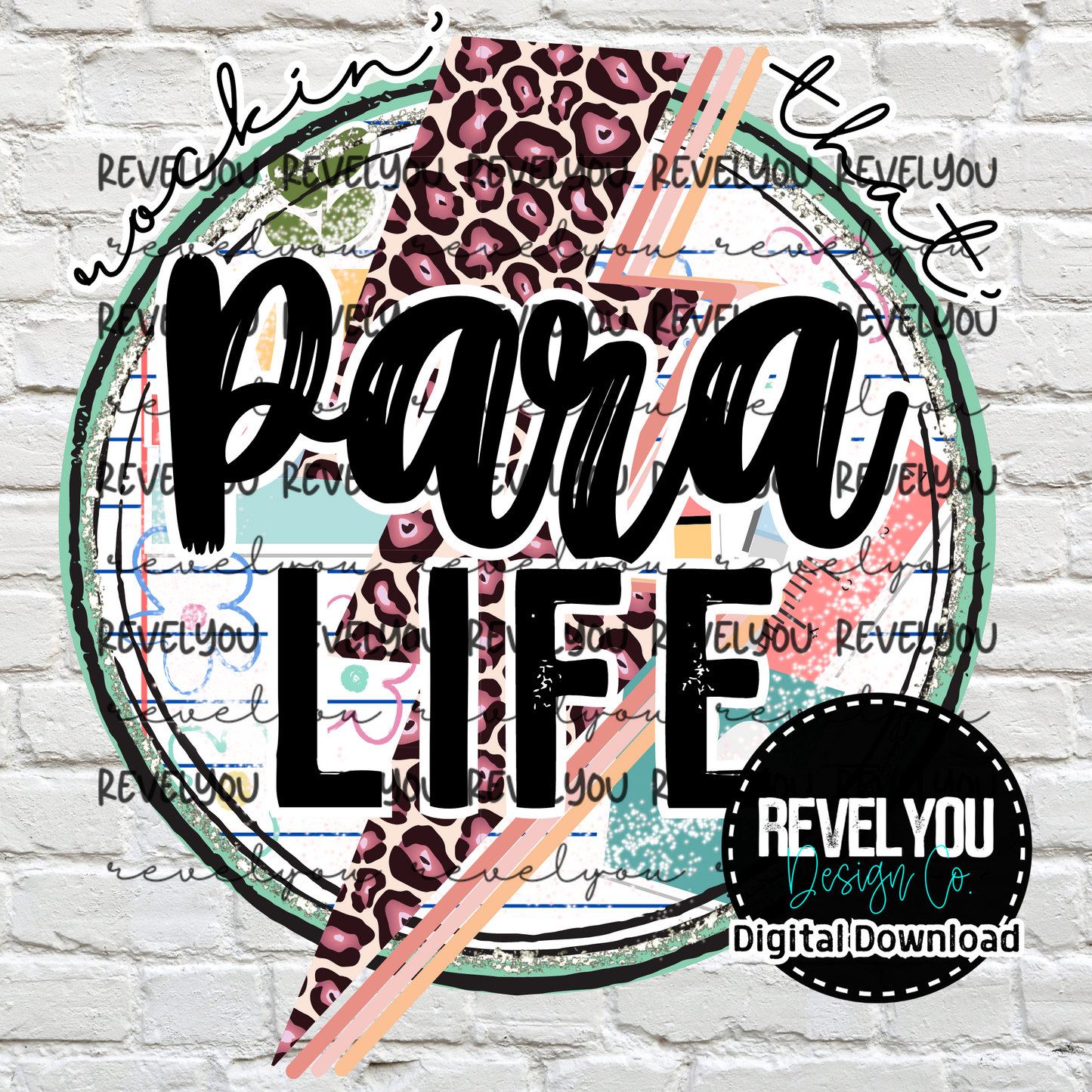 Rockin That Para Life - PNG