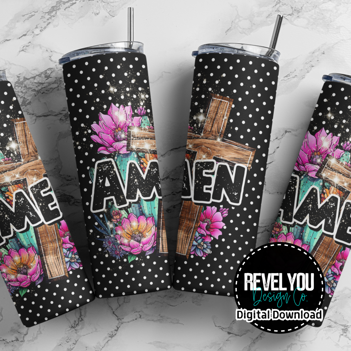 Amen - Digital Tumbler PNG