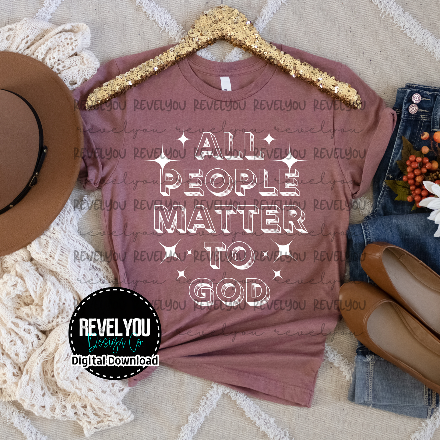 All People Matter To God *PROFIT GOES TO CHARITY* - PNG