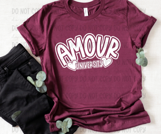 Amour University White - PNG
