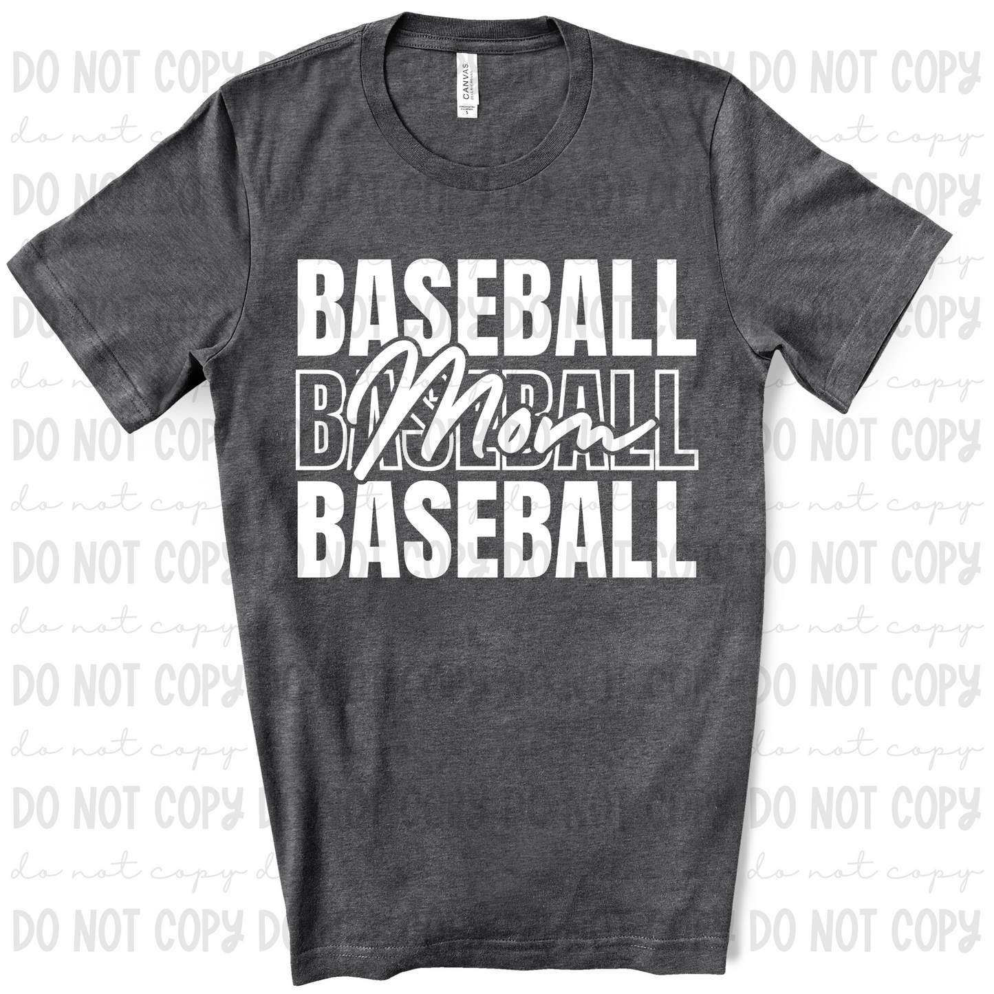 Baseball Stack Mom Script - PNG Set