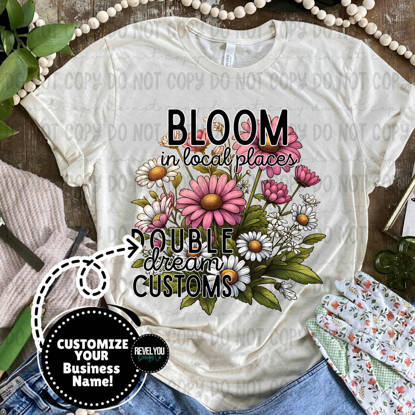 Bloom In Local Places Branded Logo - PNG