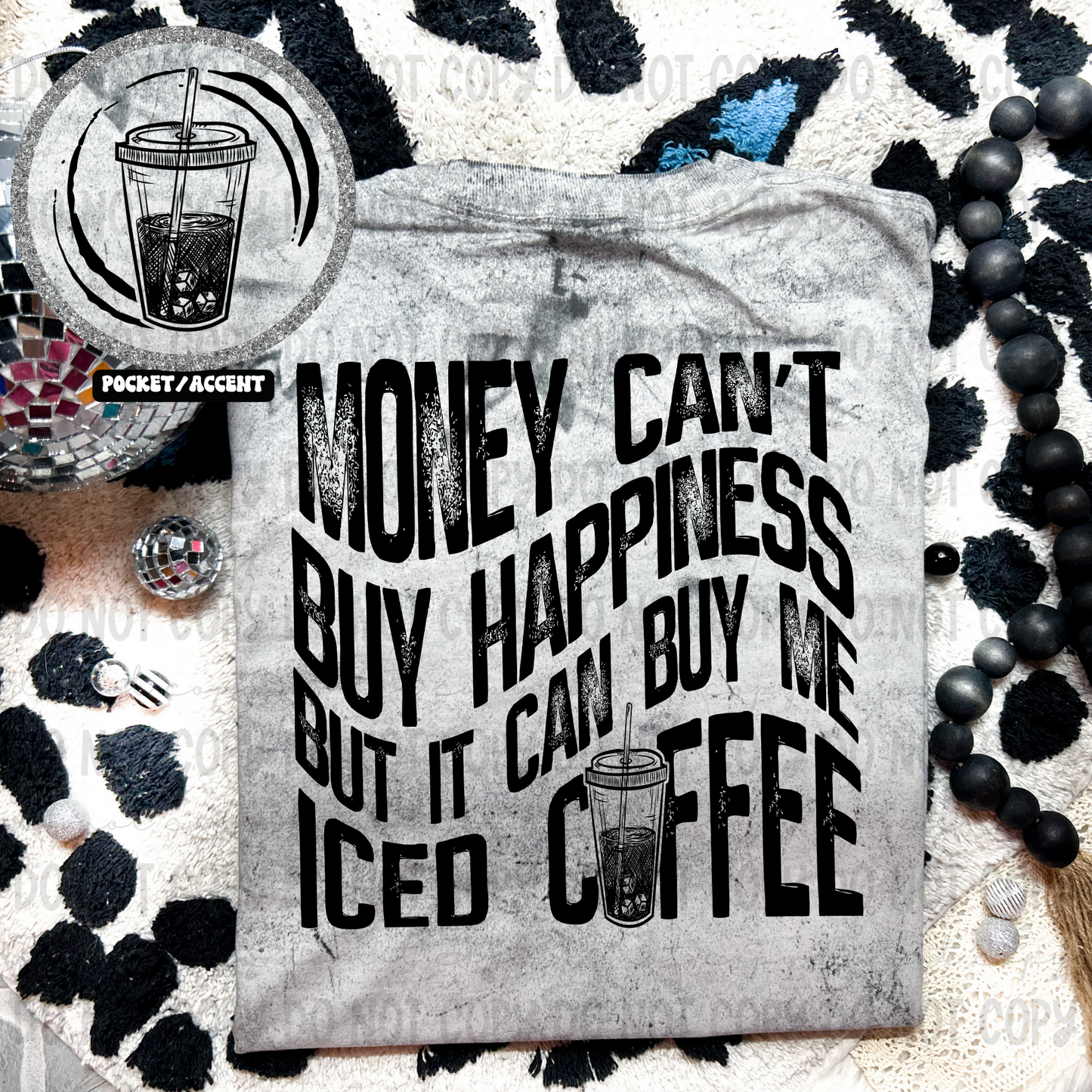 Buy Me Iced Coffee - PNG