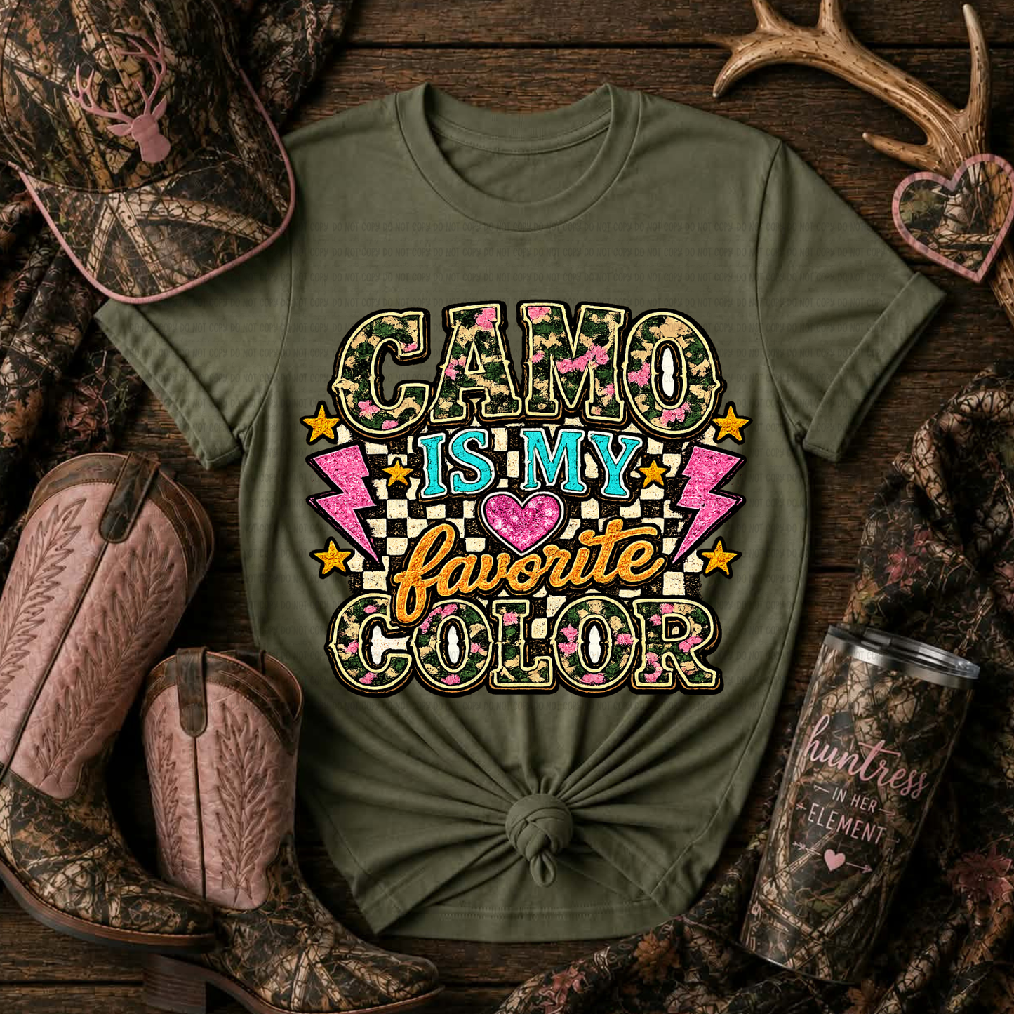 Camo Is My Favorite Color - PNG
