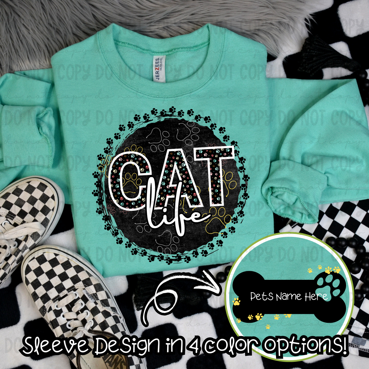 Cat Life & Sleeve Set - PNG