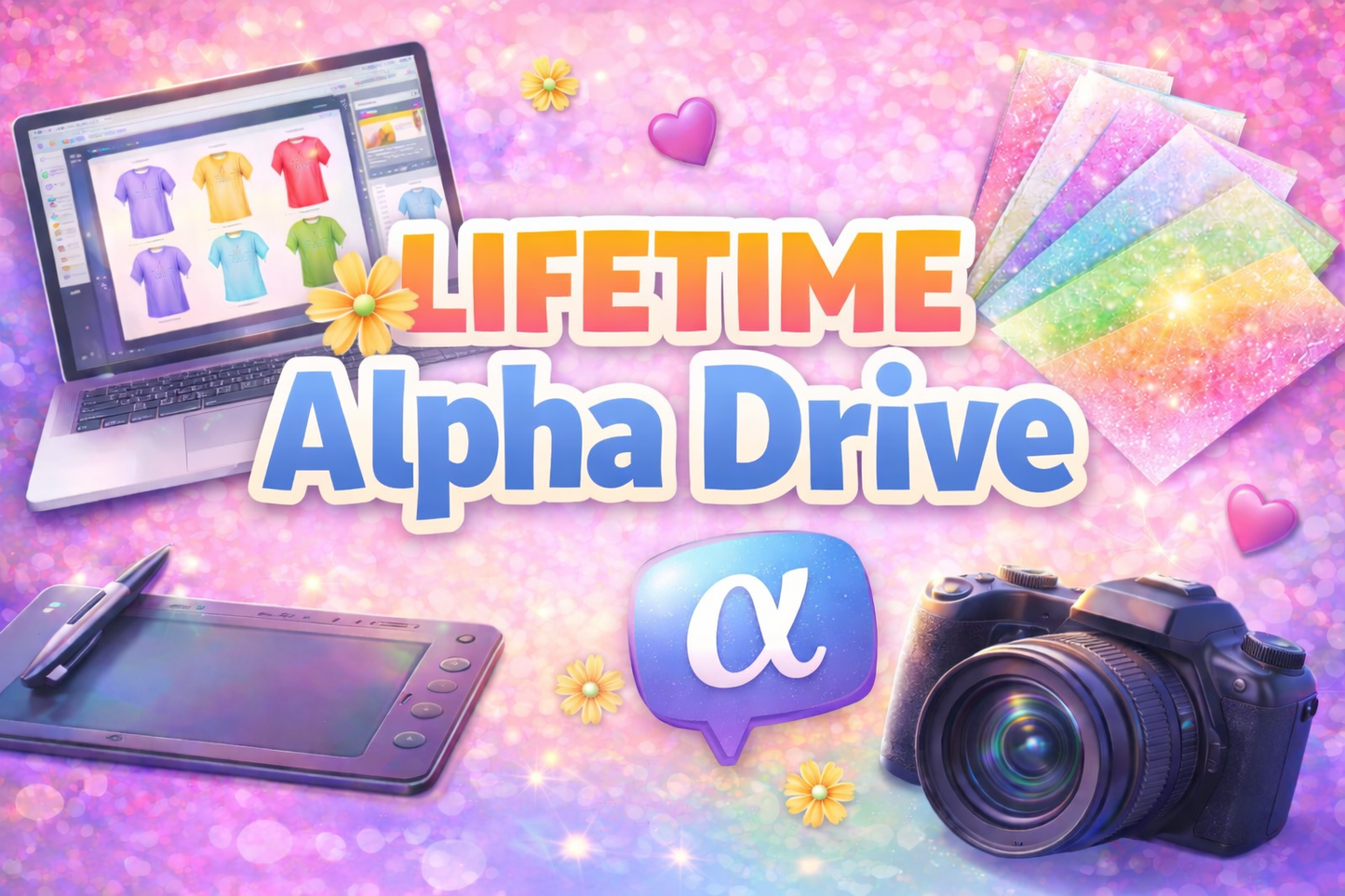 LIFETIME ALPHA DRIVE - ALPHA SETS ONLY! - READ ALL INFO BEFORE YOU BUY!! NO REFUNDS BECAUSE YOU DIDNT READ!