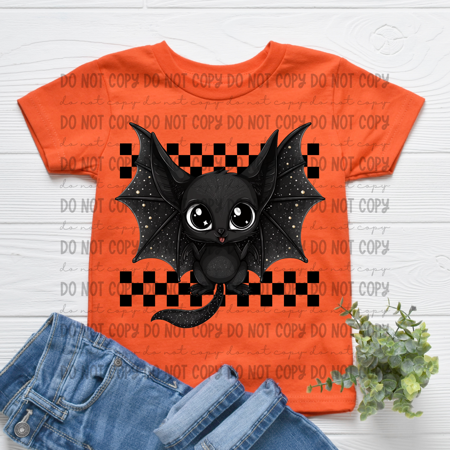 Checkered Bat - PNG