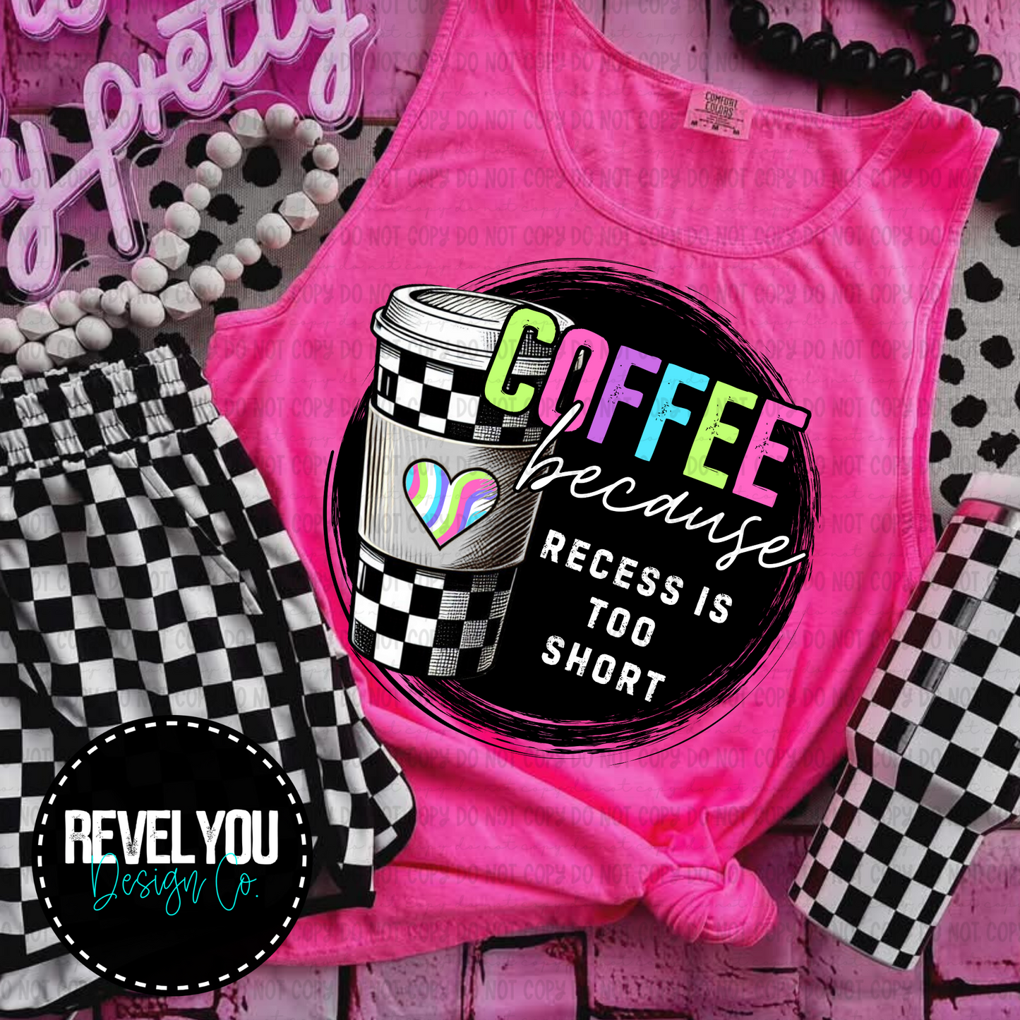 Coffee, Because Recess Is Too Short - PNG