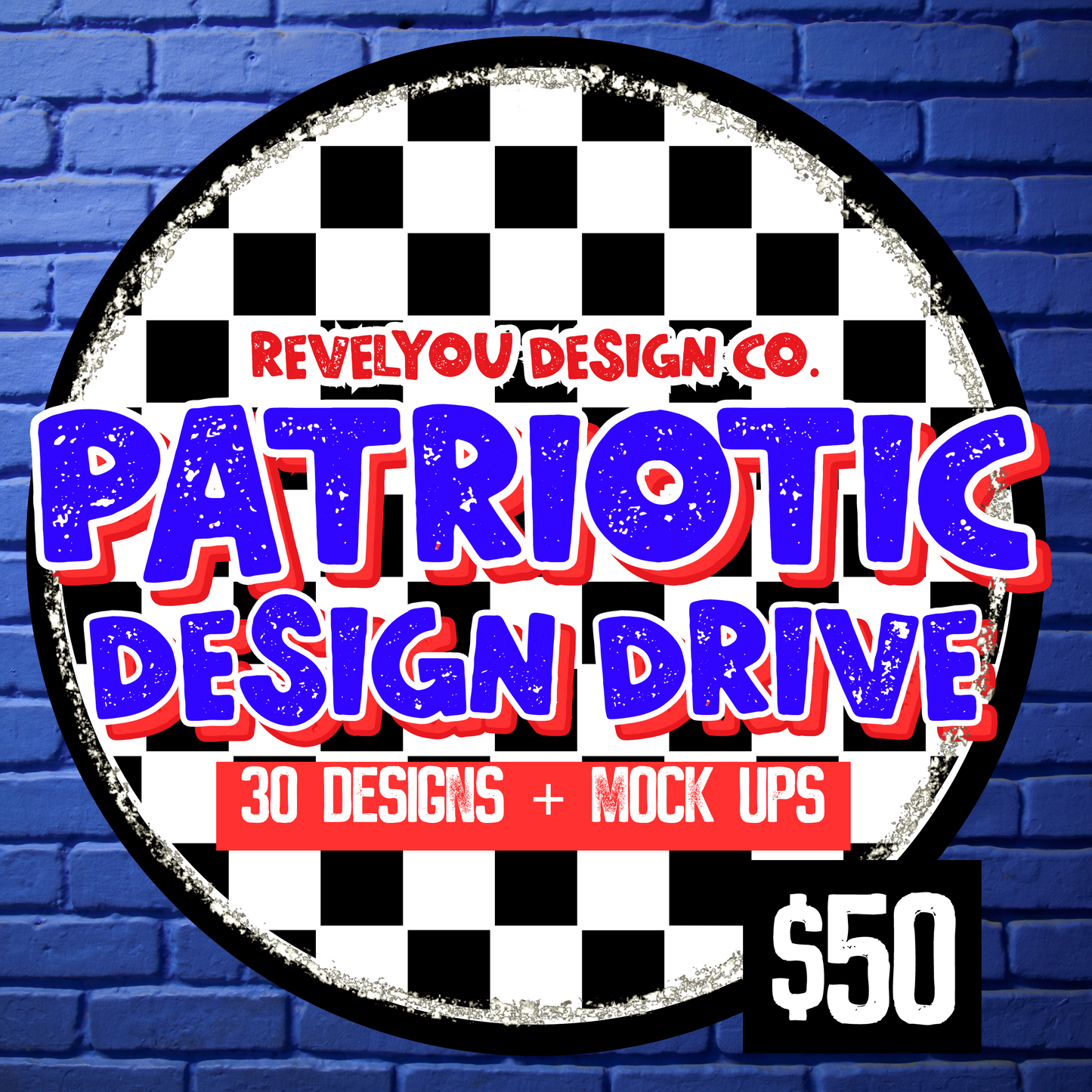 Patriotic Bundle Drive Folder - PNG