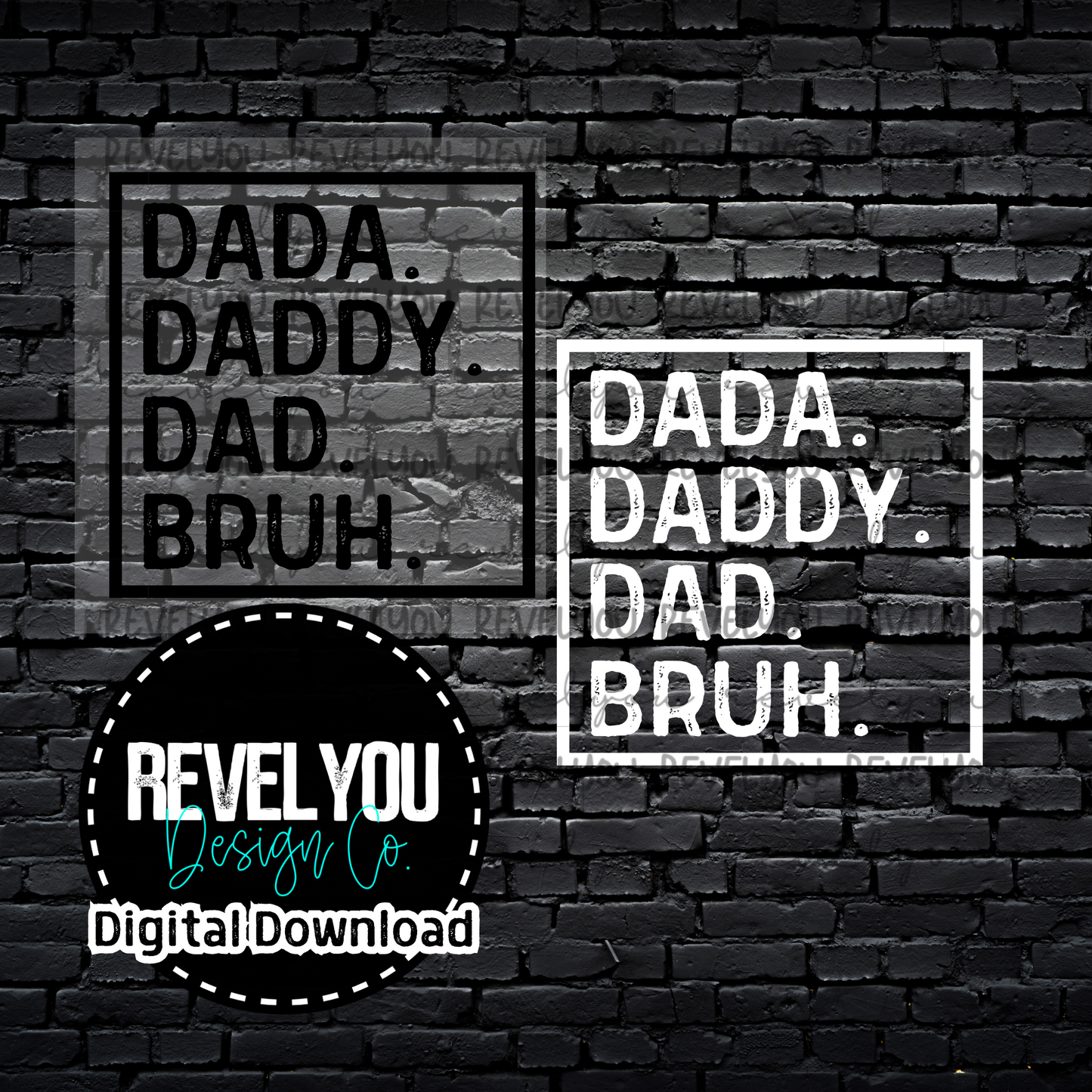 Dada Bruh *Black and White Files* - PNG