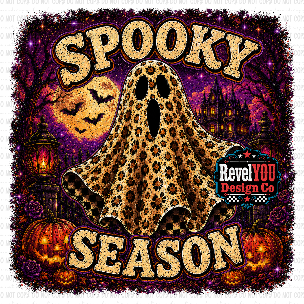 Spooky Season Leopard Ghost - EXCLUSIVE - LIMITED to 3 BUYERs*WILL NOT RESTOCK