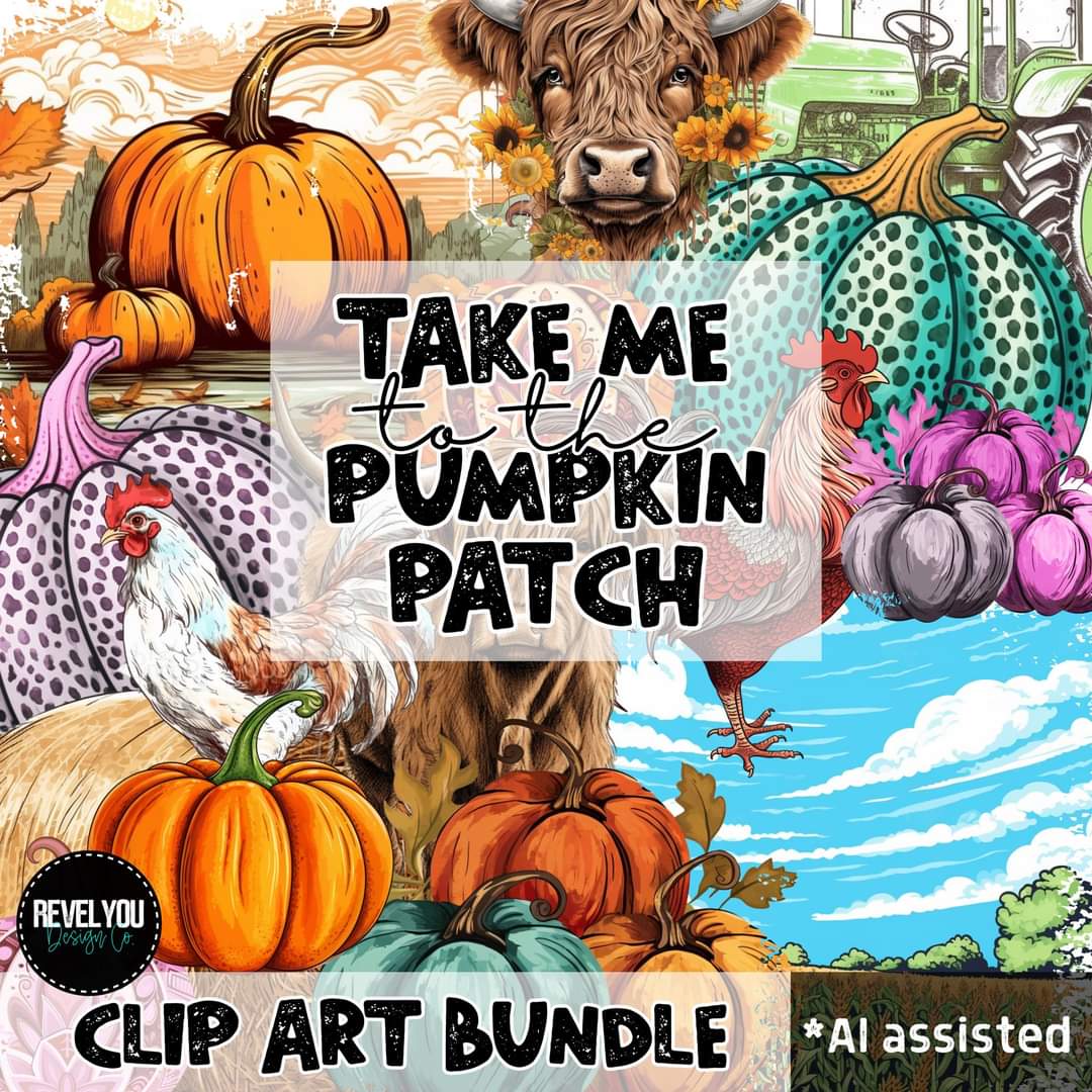 Take Me To The Pumpkin Patch Clipart Bundle