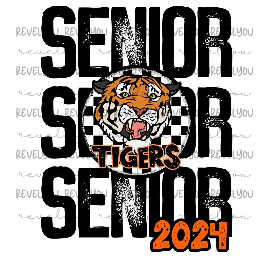 CUSTOM Mascot SENIOR Layered Stack Leopard Mascot Circle - PNG
