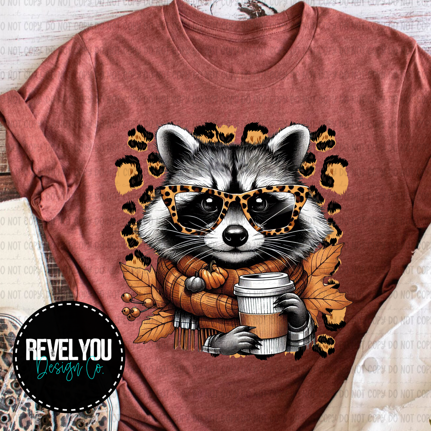 Fall Racoon - PNG