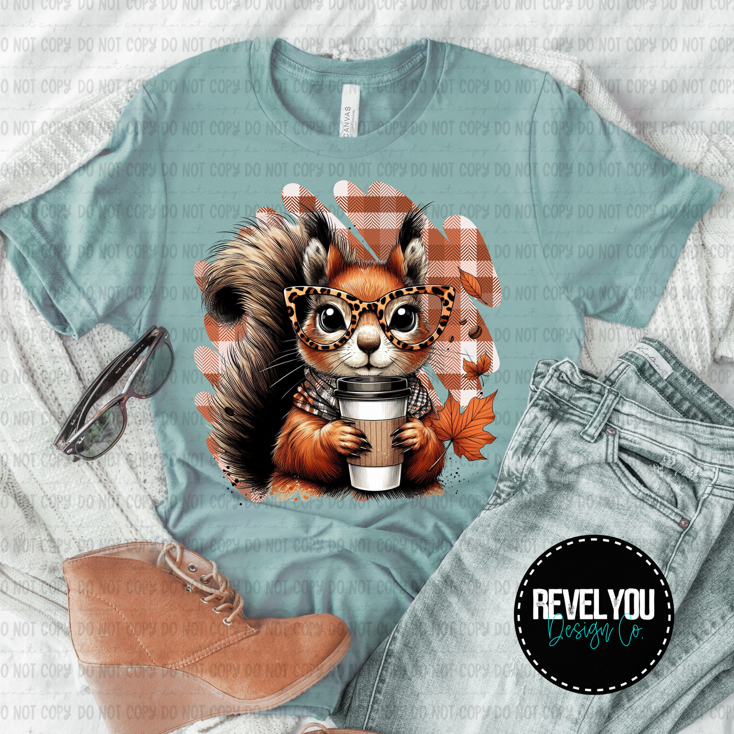 Fall Squirrel - PNG