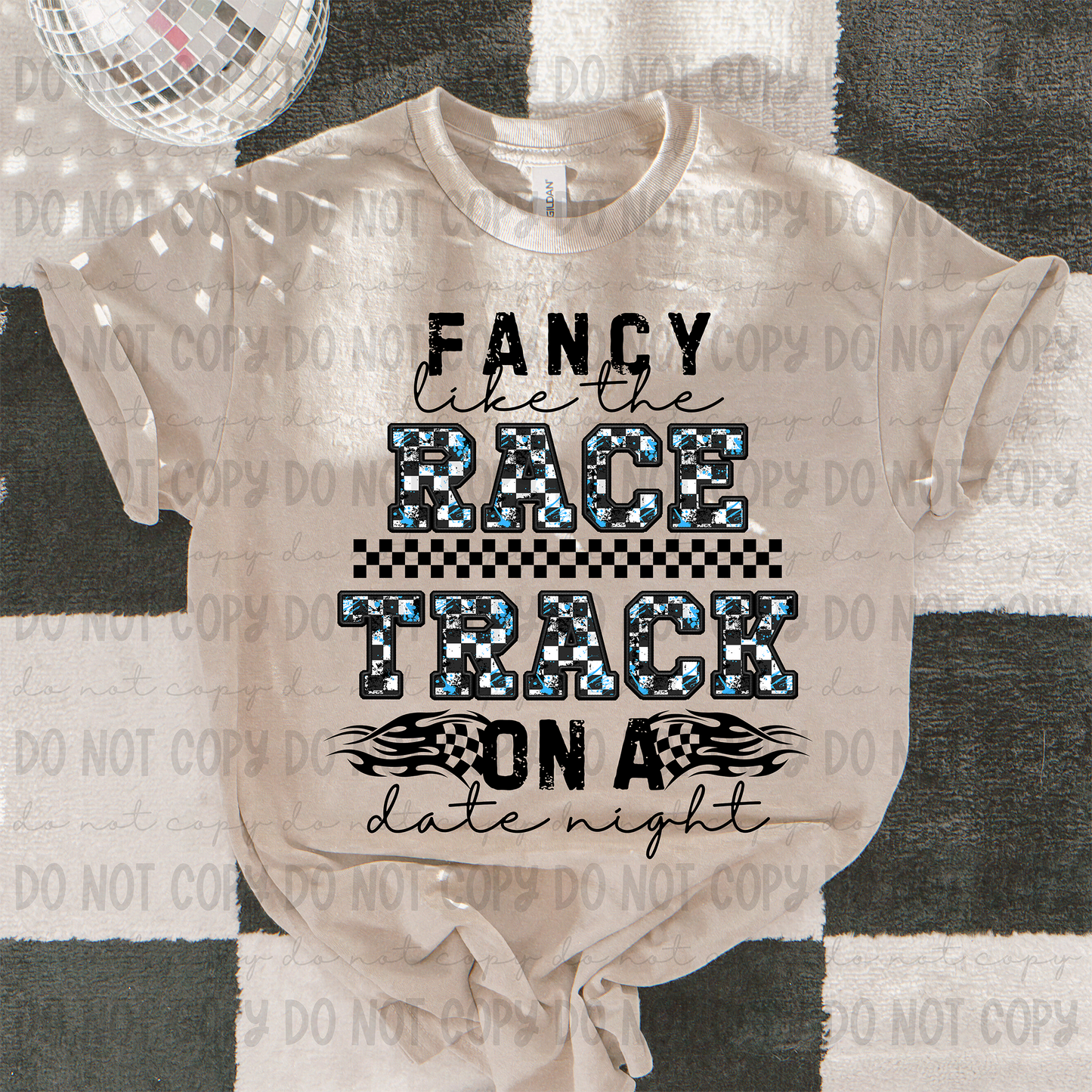 Fancy Like Race Track Blue - PNG