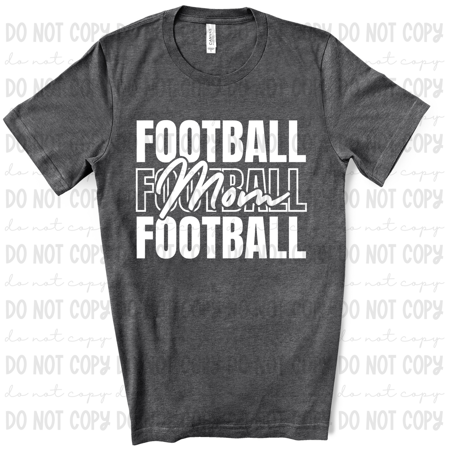 Football Stack Mom Script - PNG Set