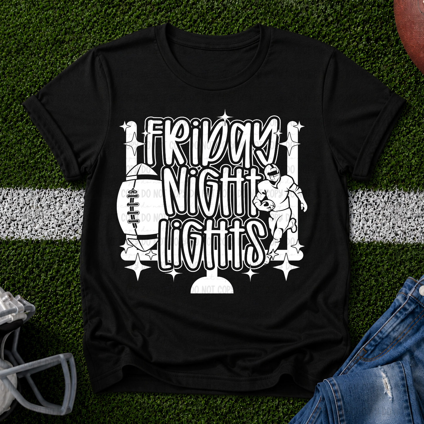 Friday Night Lights *Black White Set* - PNG