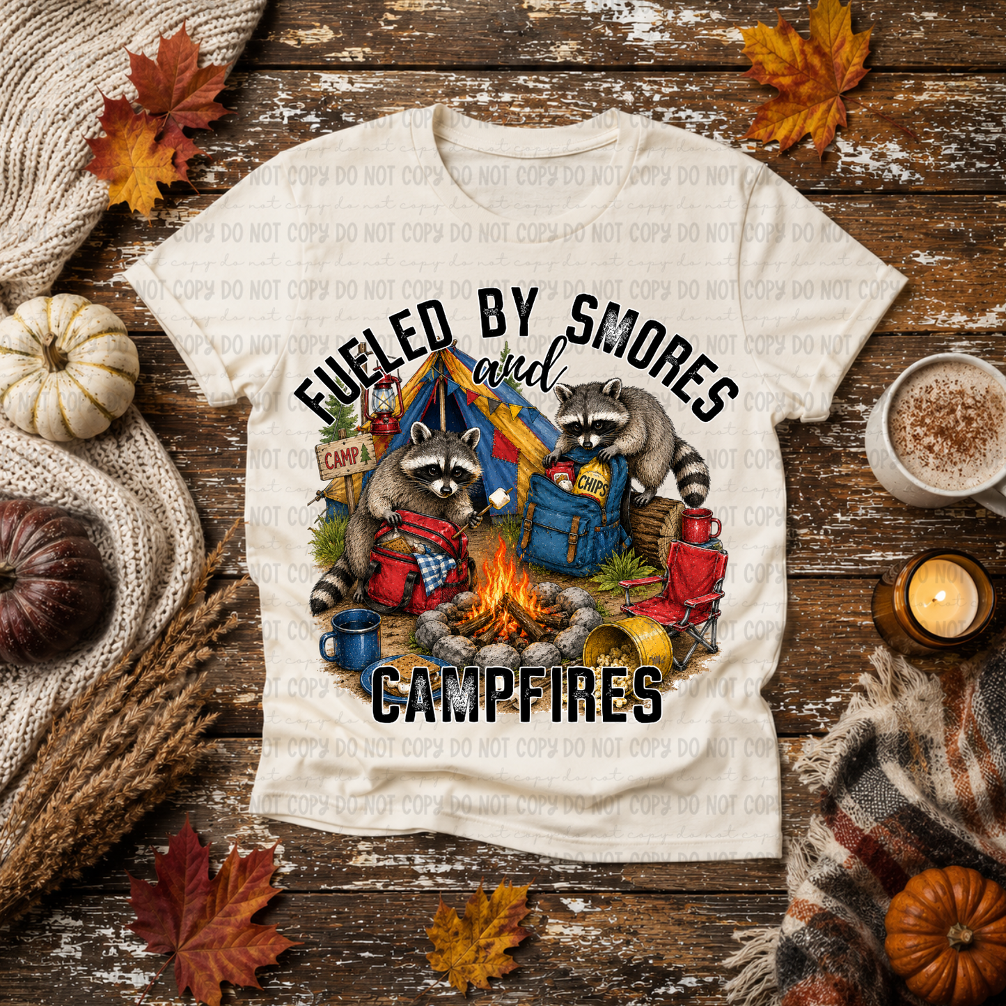 Fueled By Smores And Campfires - PNG