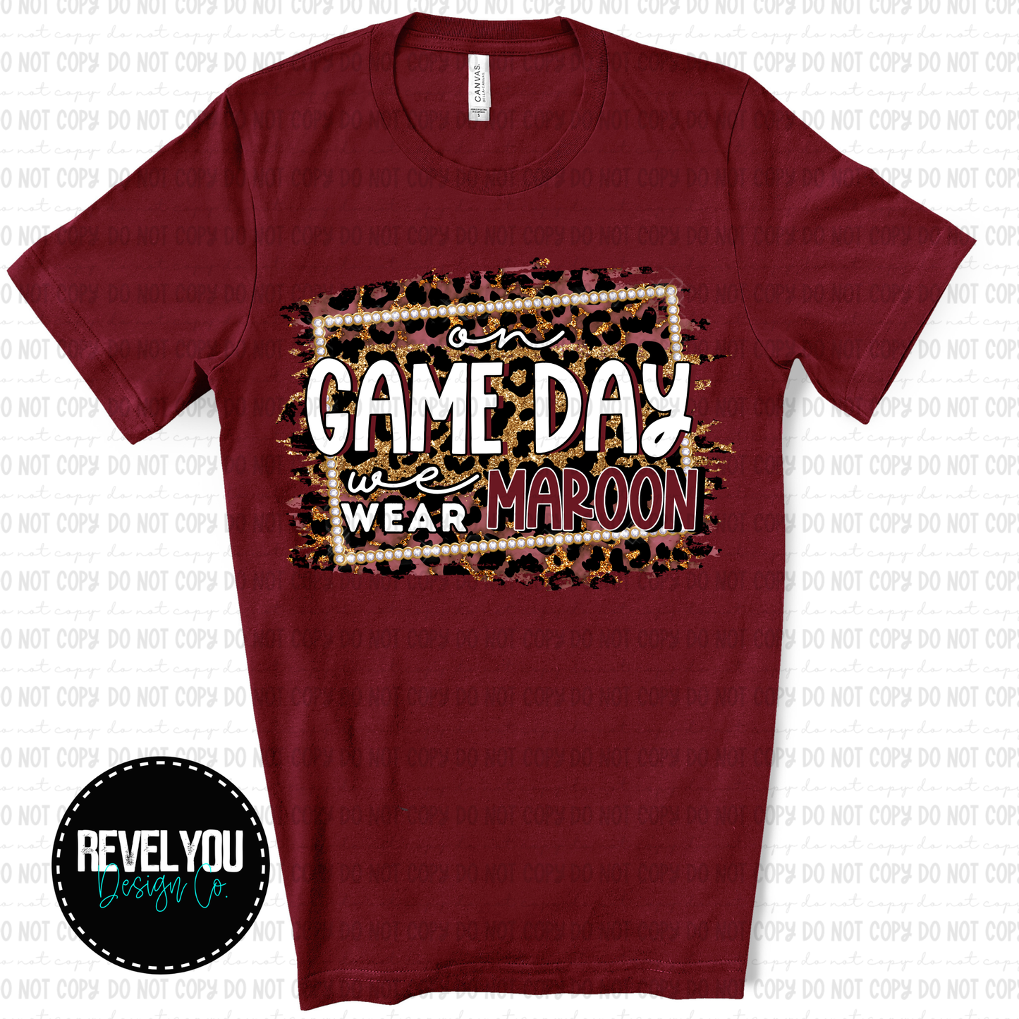 GAME DAY MAROON - PNG