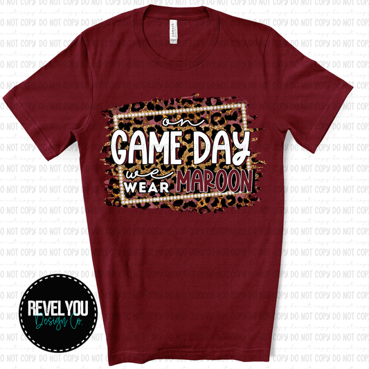 GAME DAY MAROON - PNG