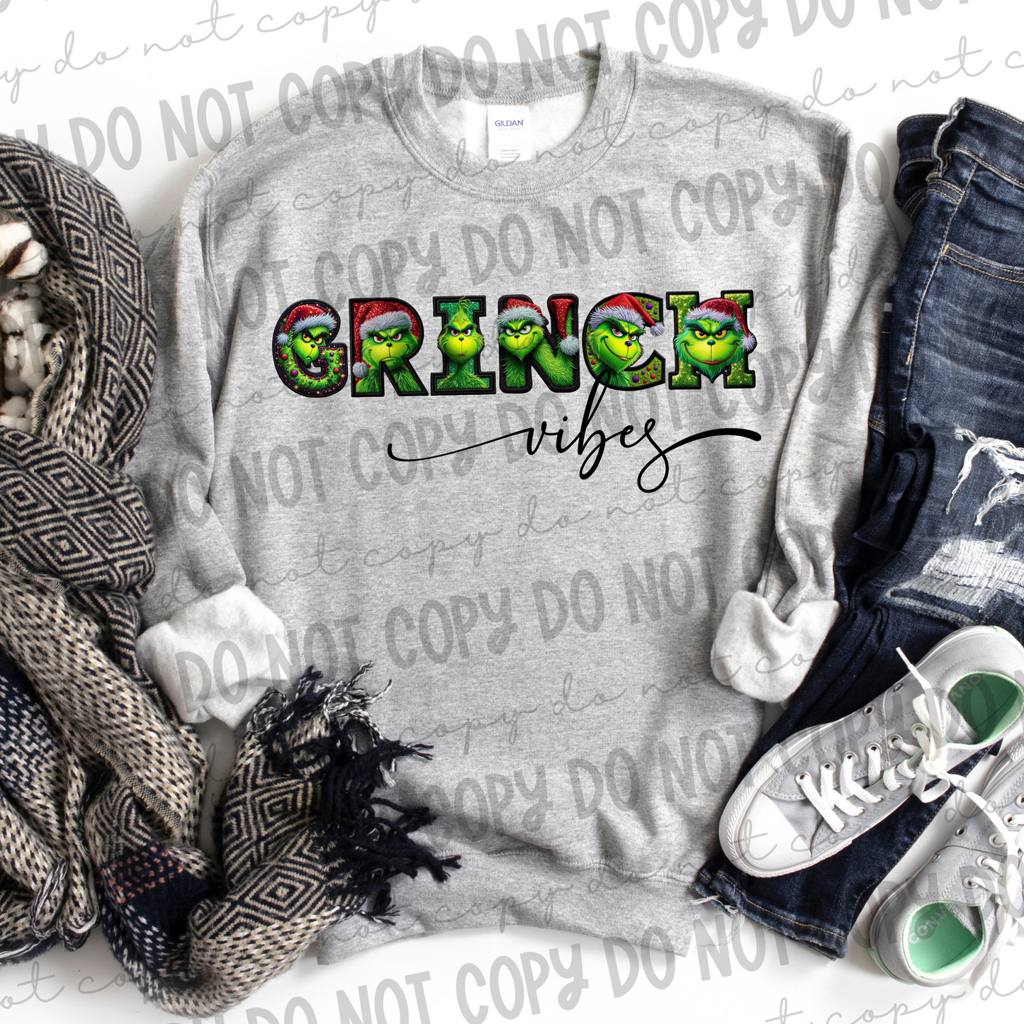 Grinchy Vibes - PNG