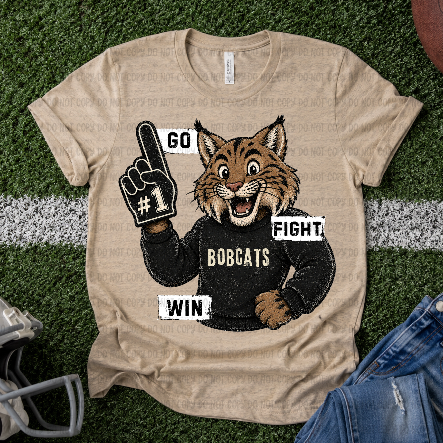 Go Fight Win Bobcats - PNG