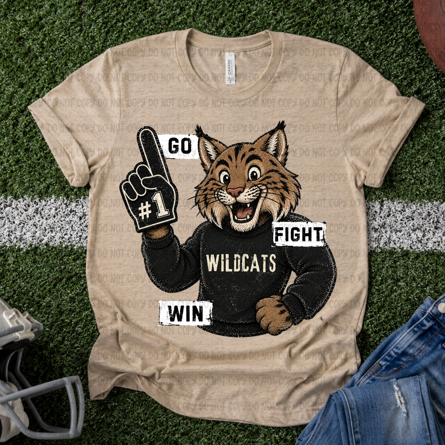Go Fight Win Wildcats - PNG