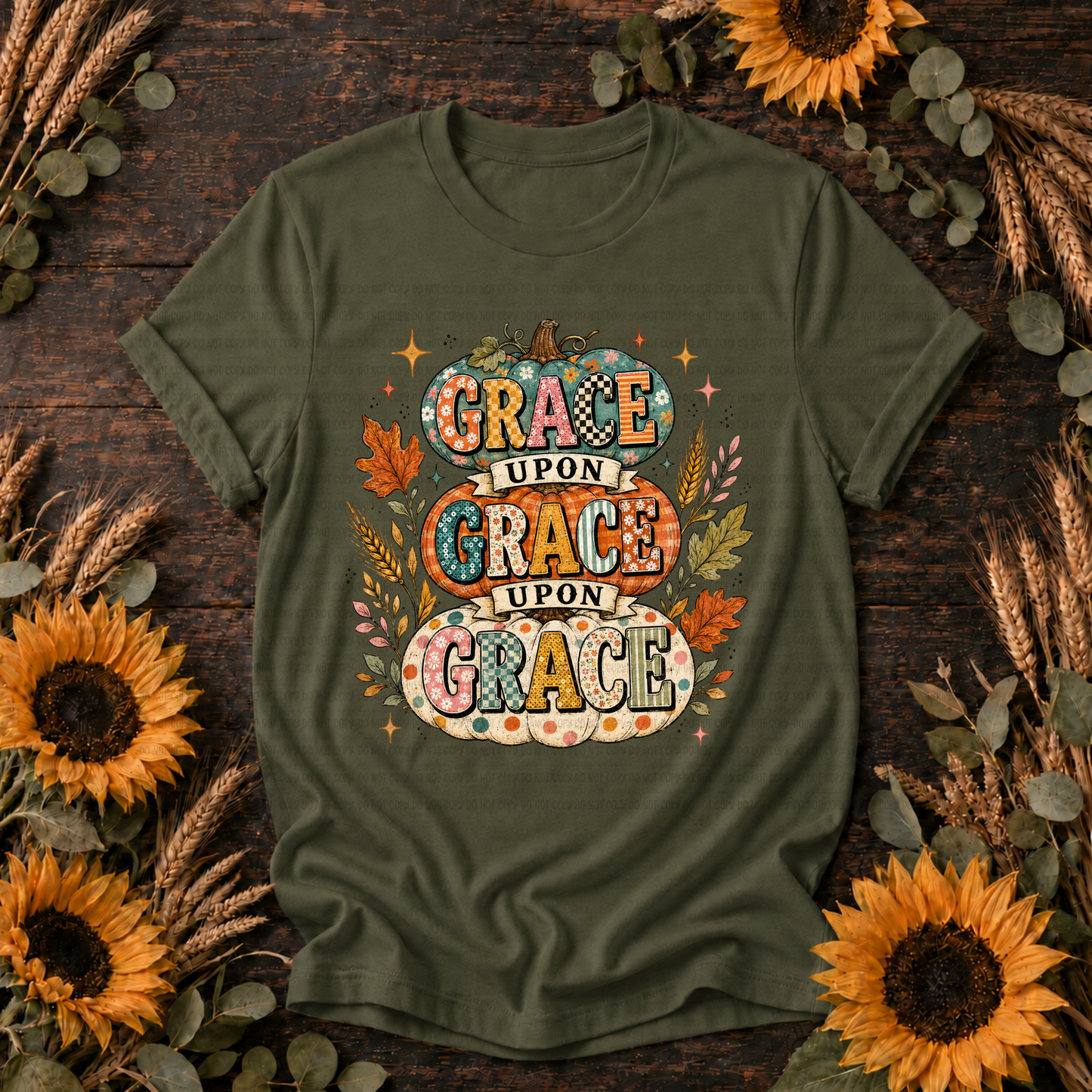 Grace Upon Grace Upon Grace Pumpkins - PNG