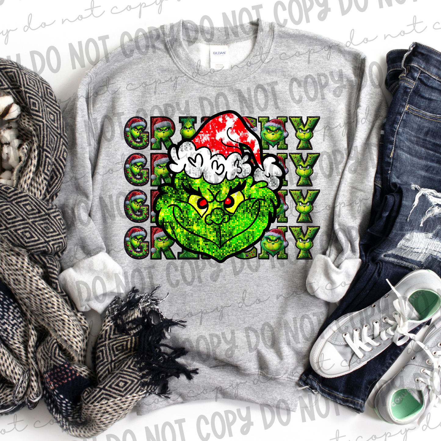 Grinchy Stack- PNG