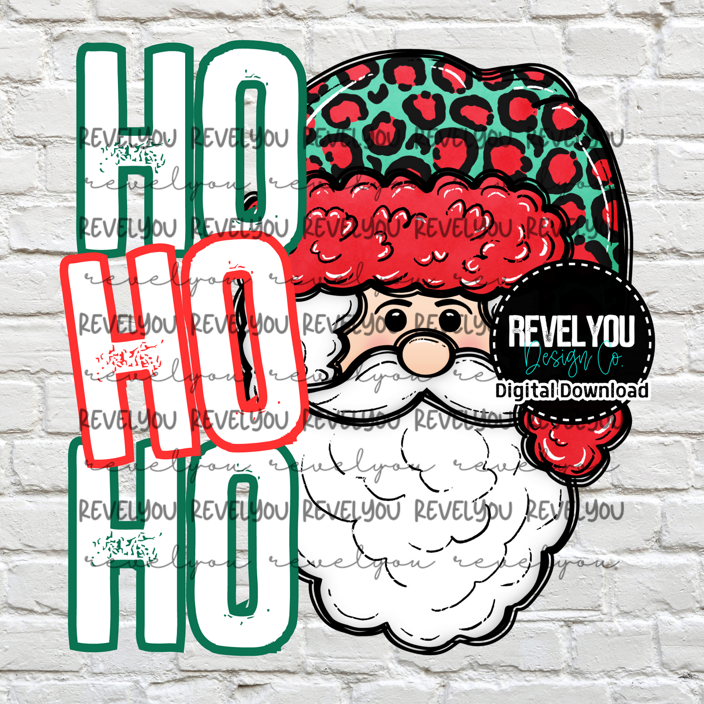 Ho Ho Ho Santa - PNG