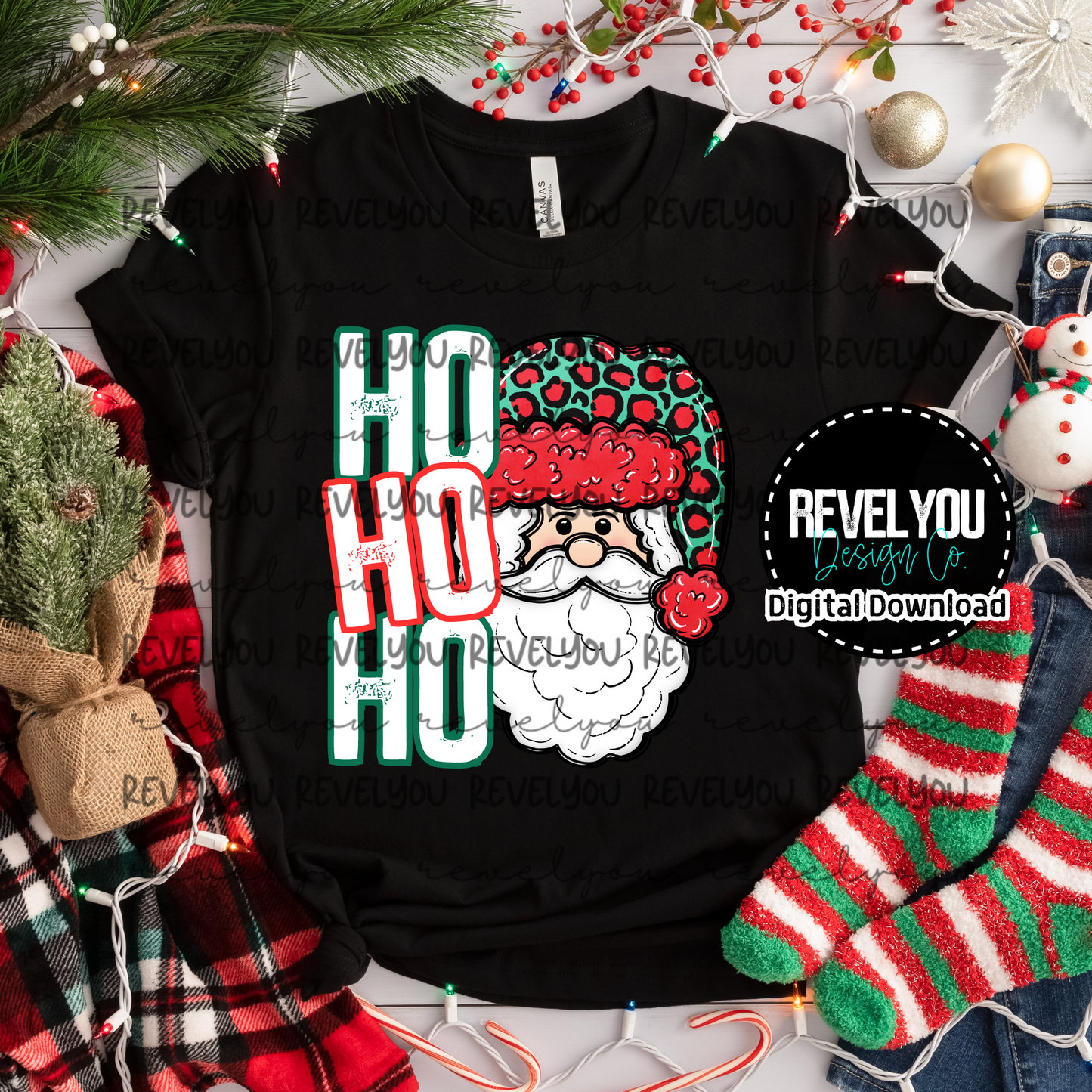 Ho Ho Ho Santa - PNG