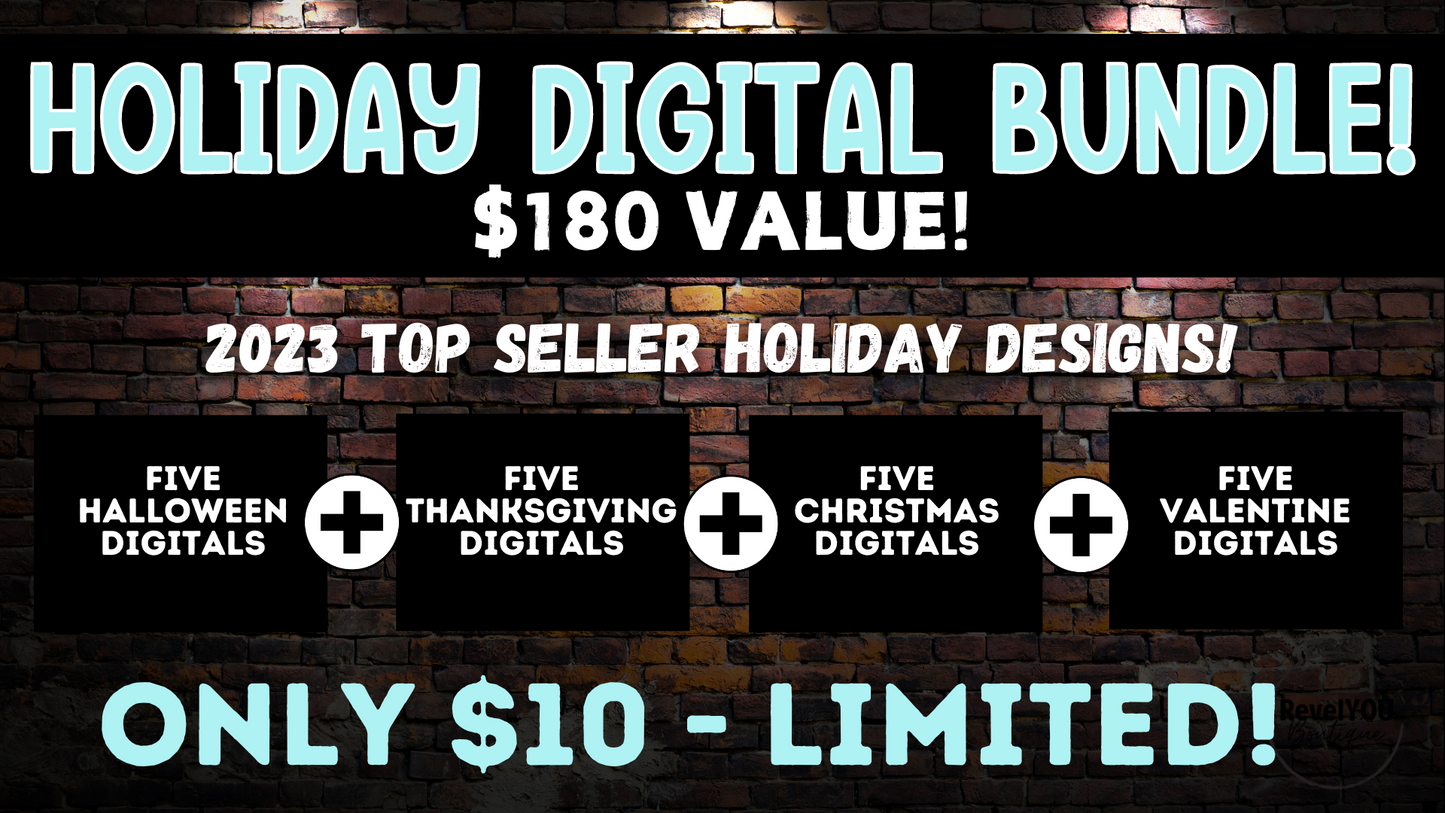 Top Seller Holiday Digital Bundle - LIMITED EDITION will not restock!