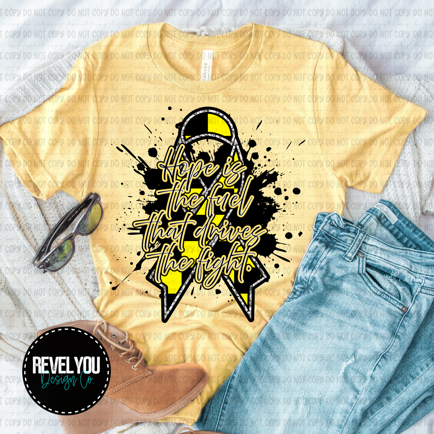 Hope is the Fuel Yellow - PNG