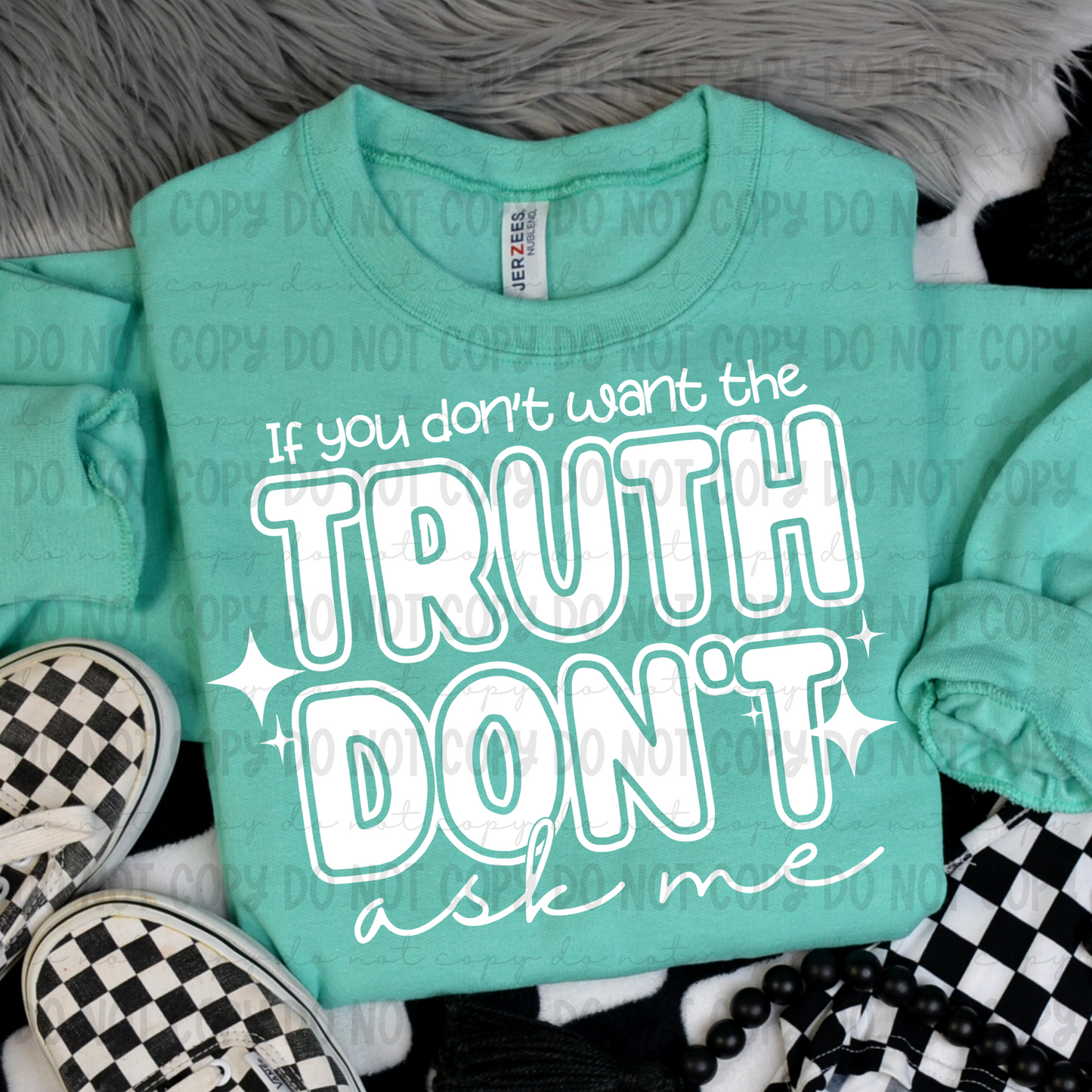 If You Don't Want The Truth B/W Set - PNG