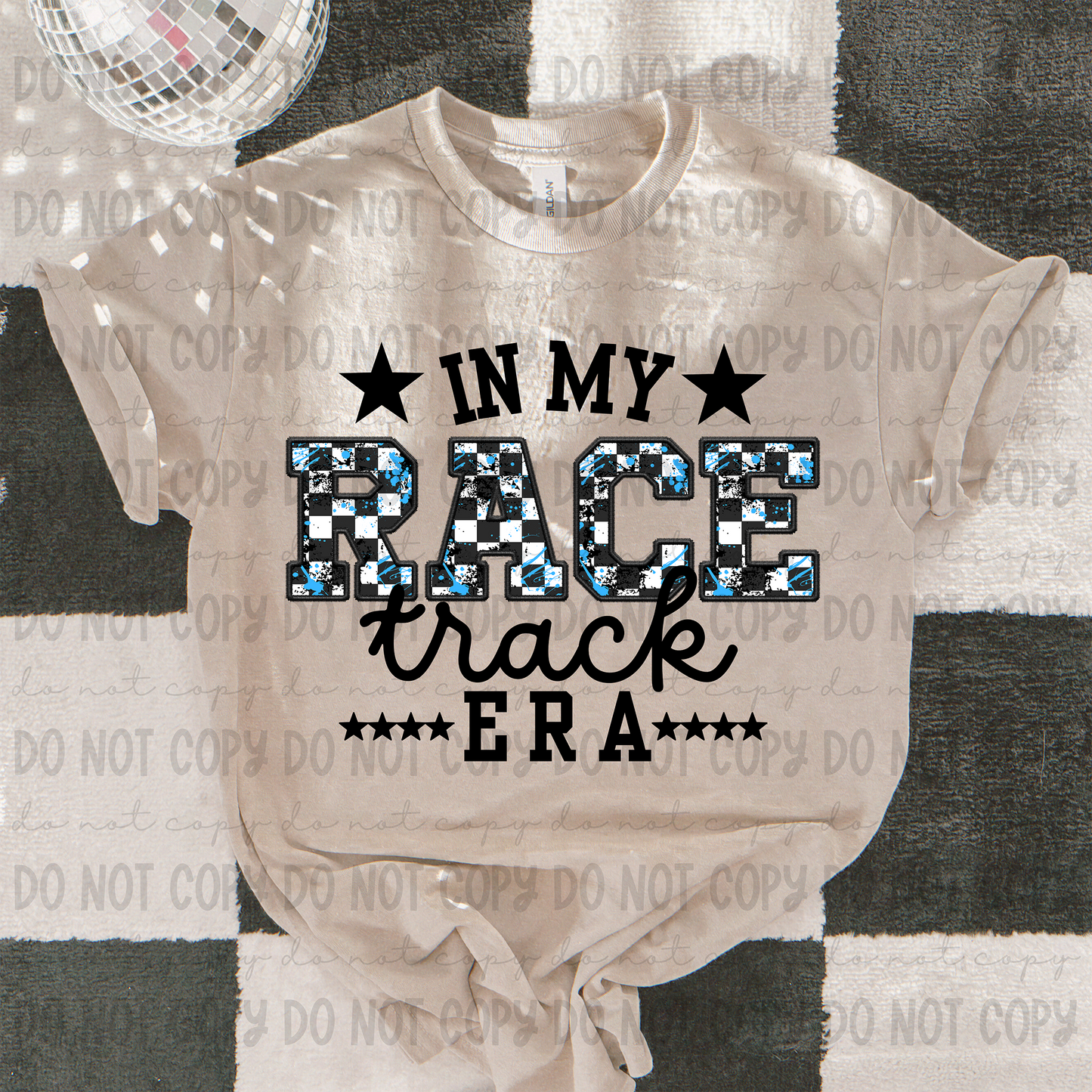 In My Race Track Era Blue - PNG
