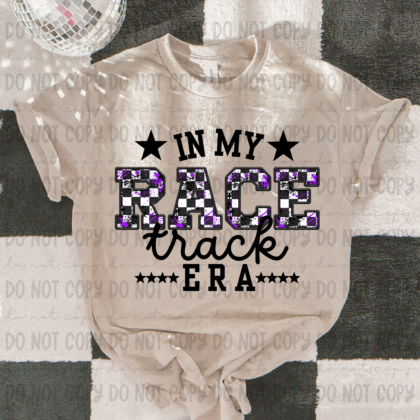 In My Race Track Era Purple - PNG