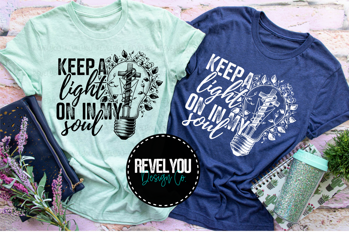 Keep A Light On In My Soul - PNG Set