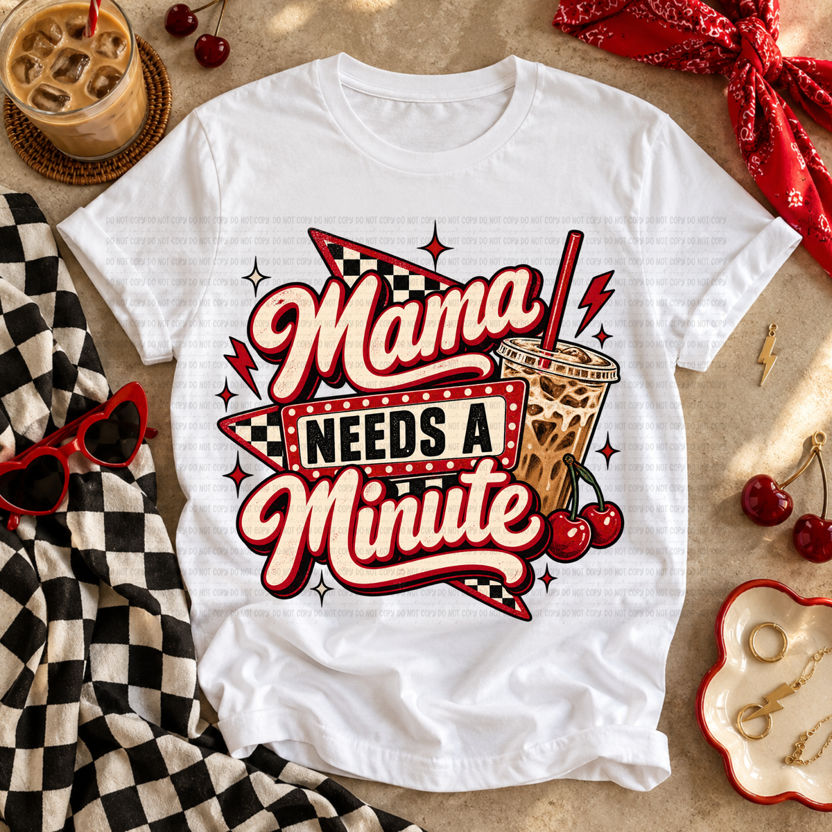 Mama Needs A Minute - PNG