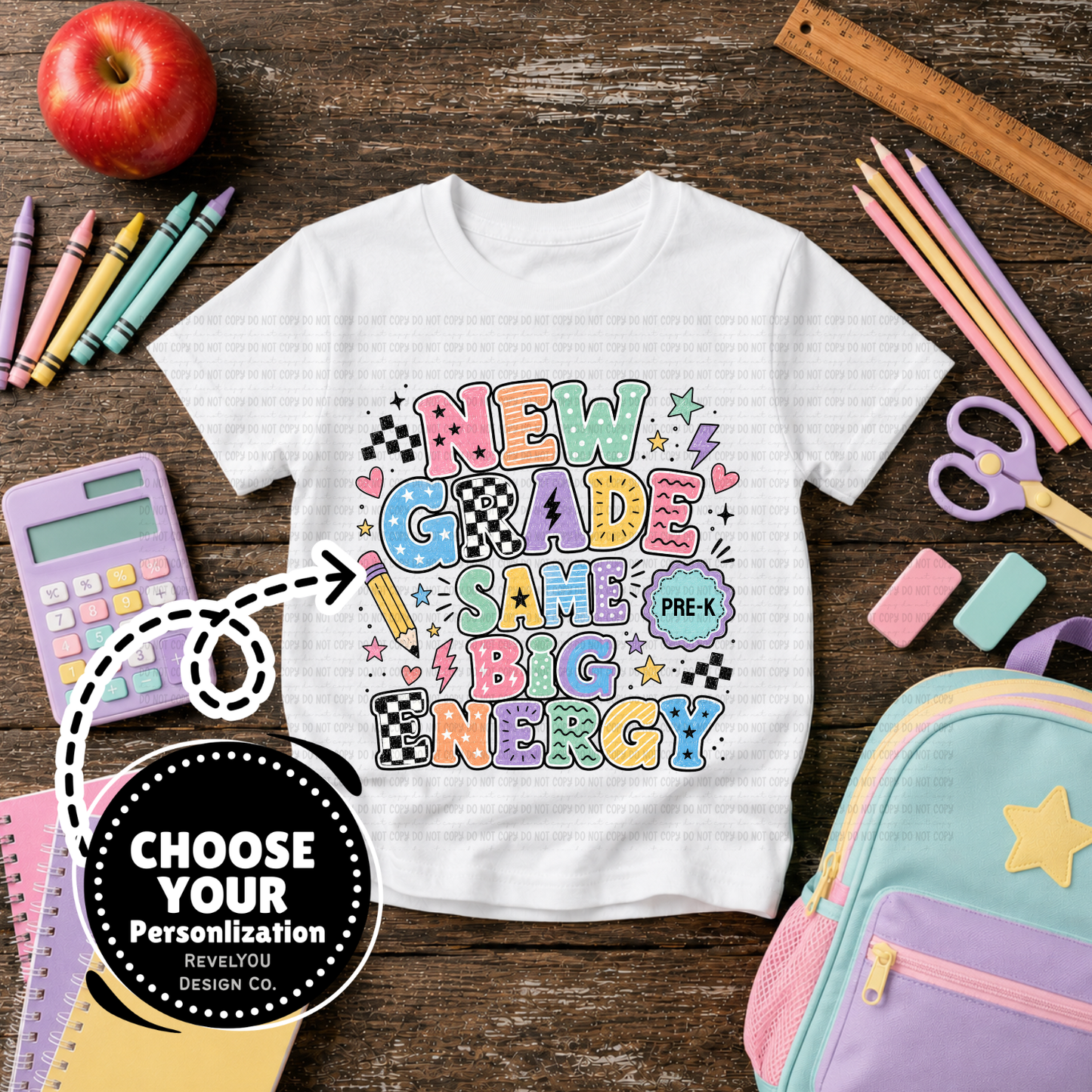 New Grade, Same Energy - Customize Yours - PNG