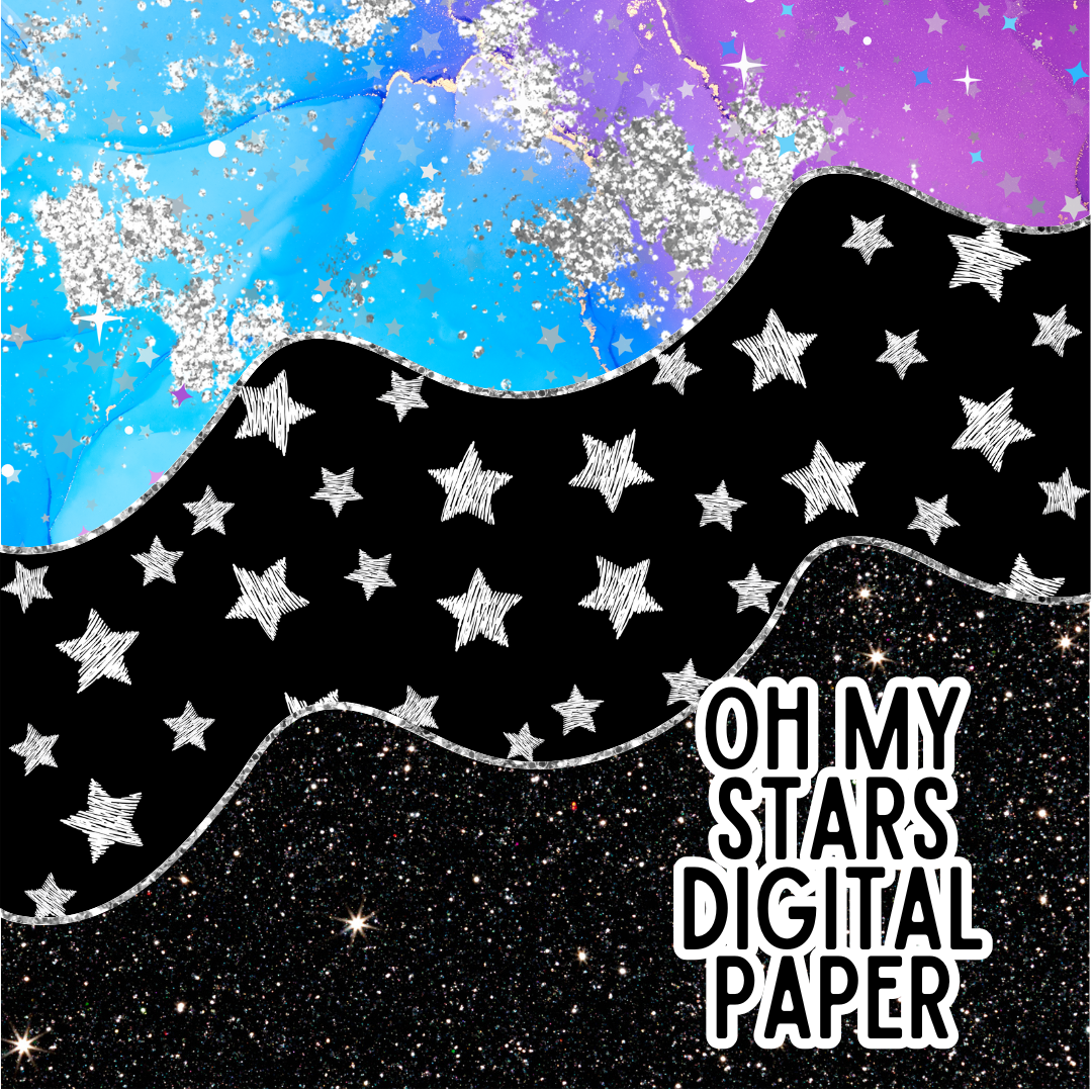 Oh My Stars Digital Paper